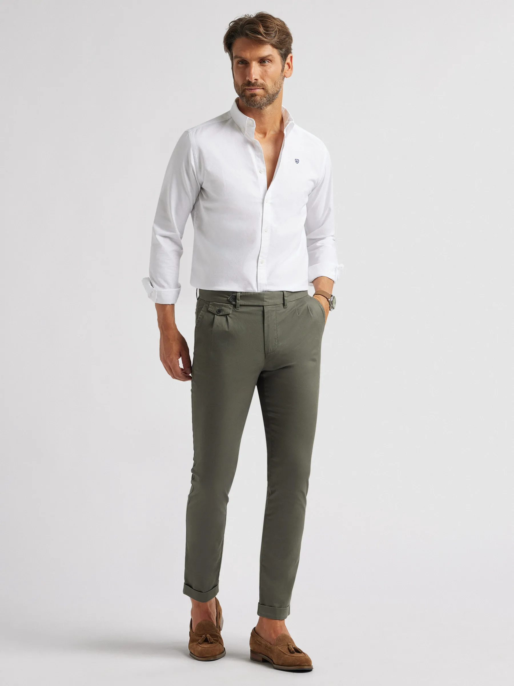 Alvaro Moreno CAMISA OXFORD BASIC-Hombre Oxford