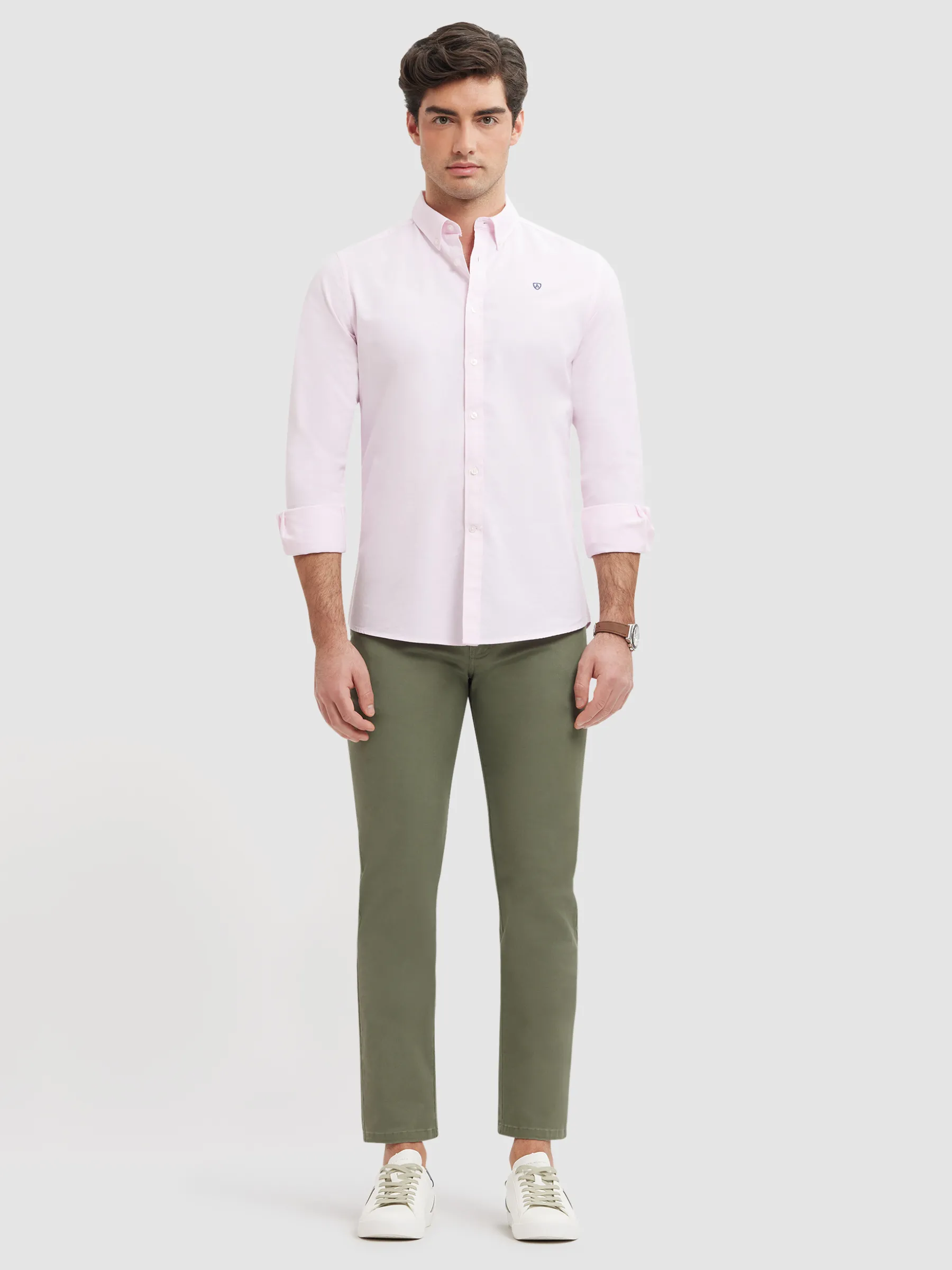Alvaro Moreno CAMISA OXFORD BASIC-Hombre Oxford