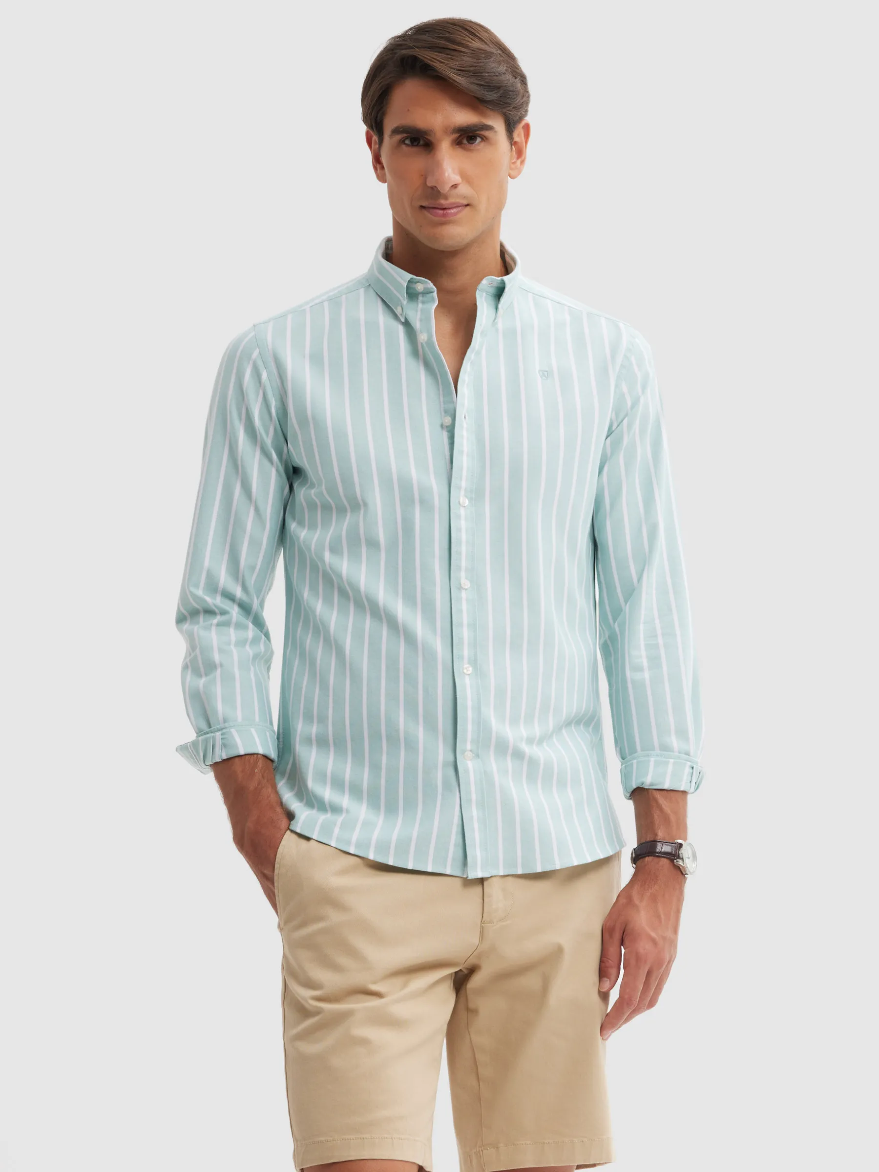 Alvaro Moreno CAMISA OXFORD CLASSIC-Hombre Oxford