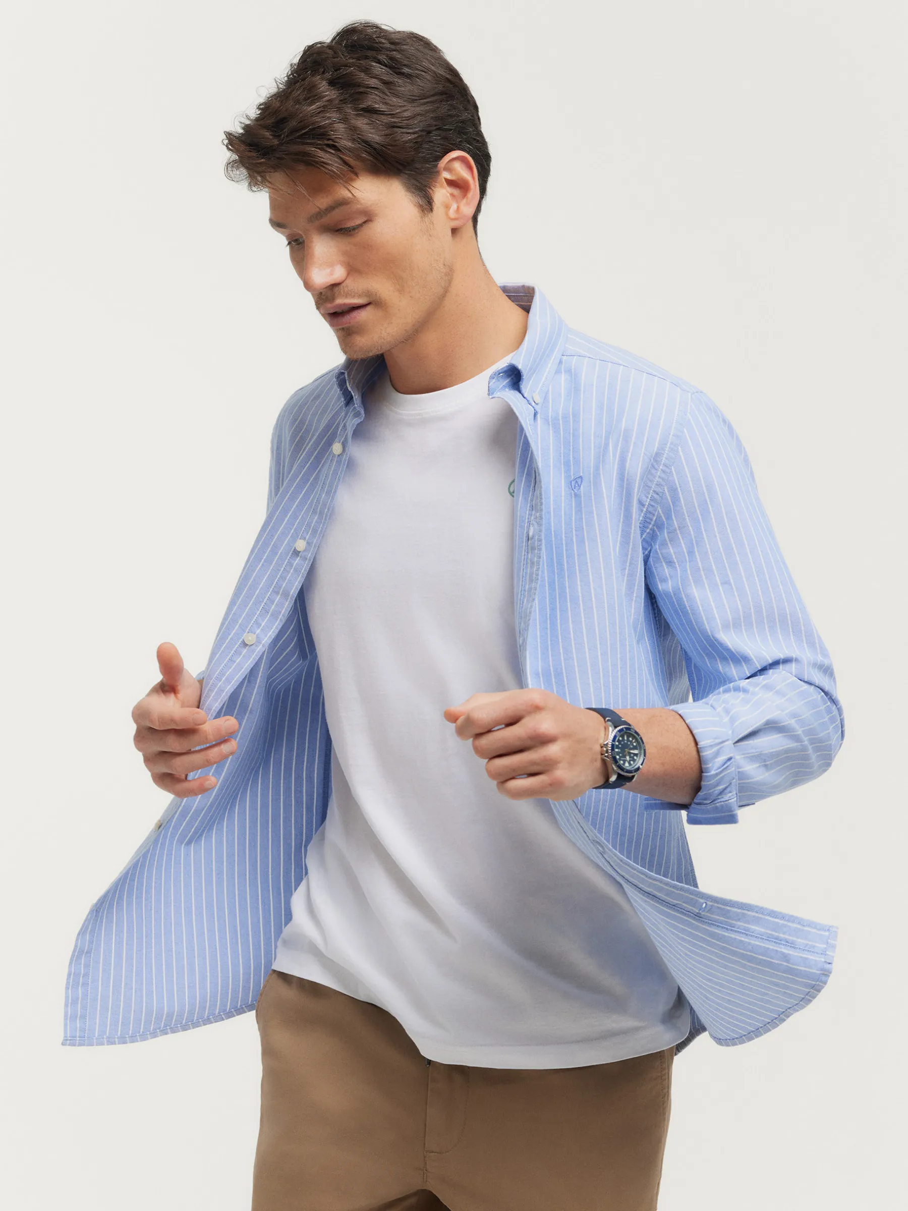 Alvaro Moreno CAMISA OXFORD CLUB-Hombre Oxford