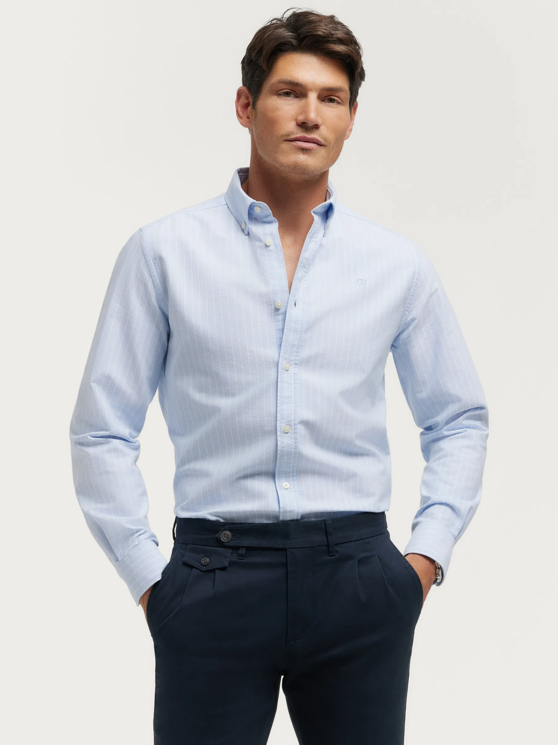 Alvaro Moreno CAMISA OXFORD CLUB-Hombre Oxford