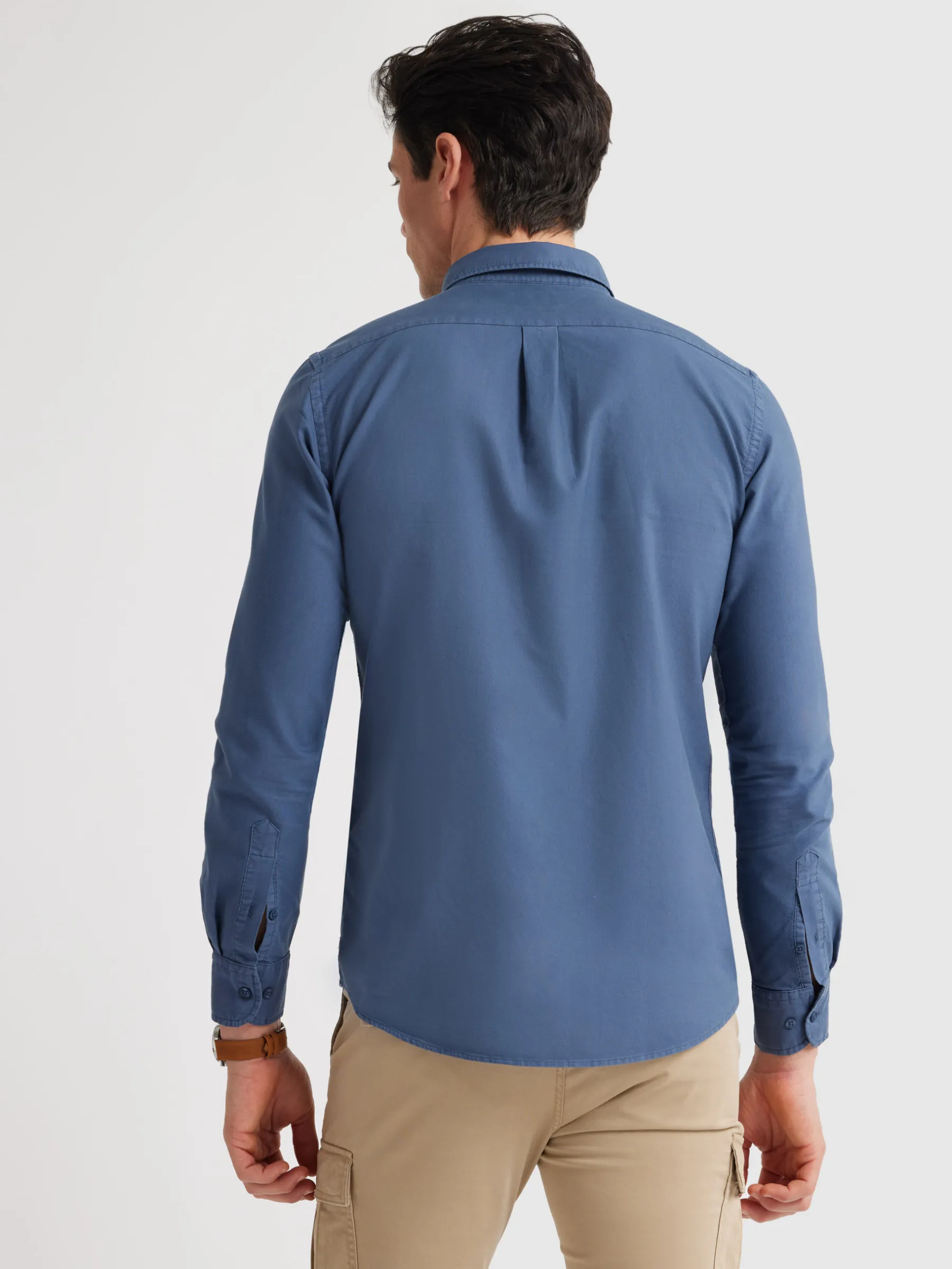 Alvaro Moreno CAMISA OXFORD POCKET DYE-Hombre Oxford