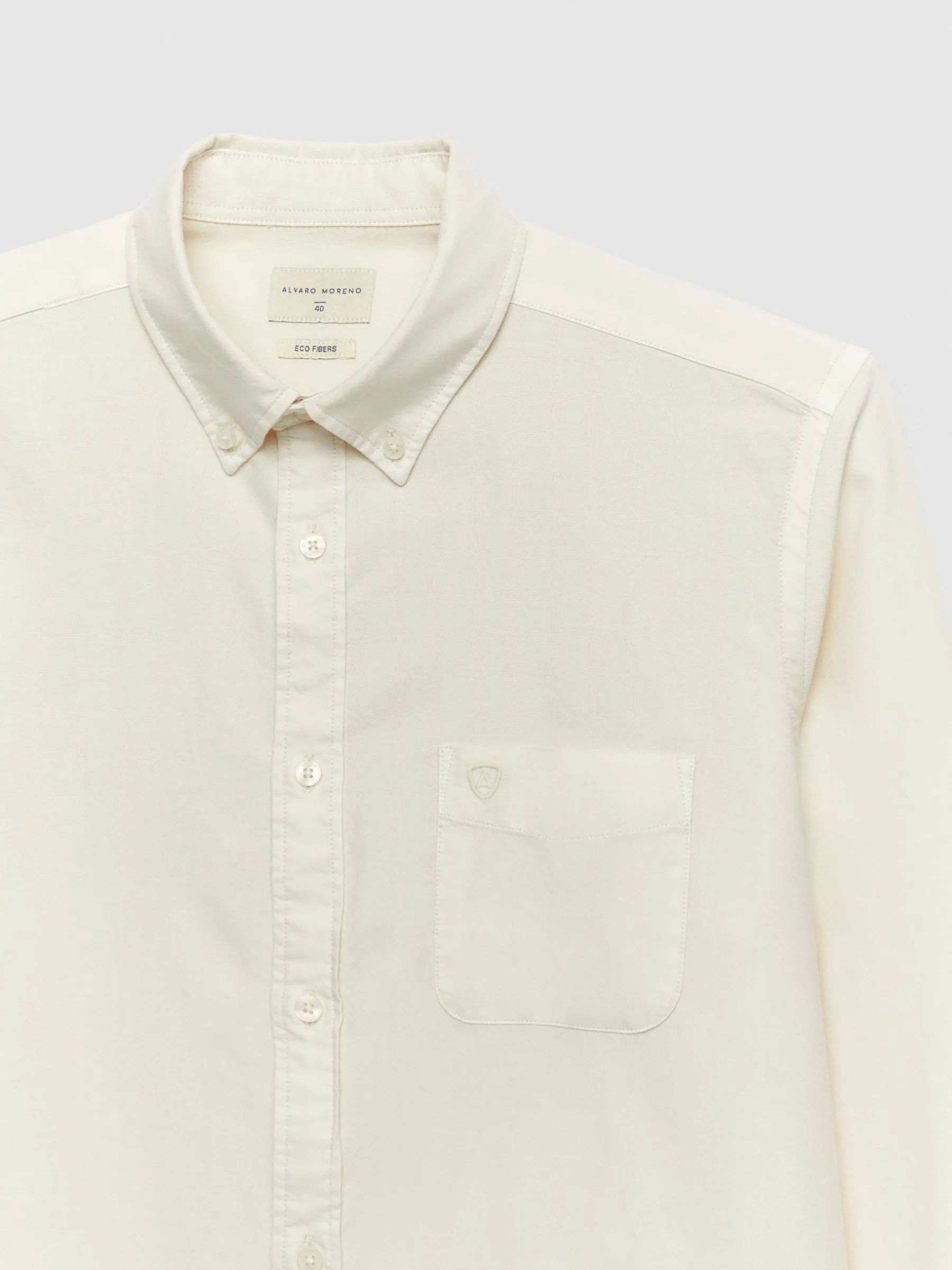 Alvaro Moreno CAMISA OXFORD POCKET DYE-Hombre Oxford