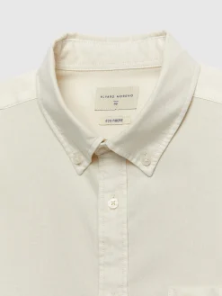 Alvaro Moreno CAMISA OXFORD POCKET DYE-Hombre Oxford