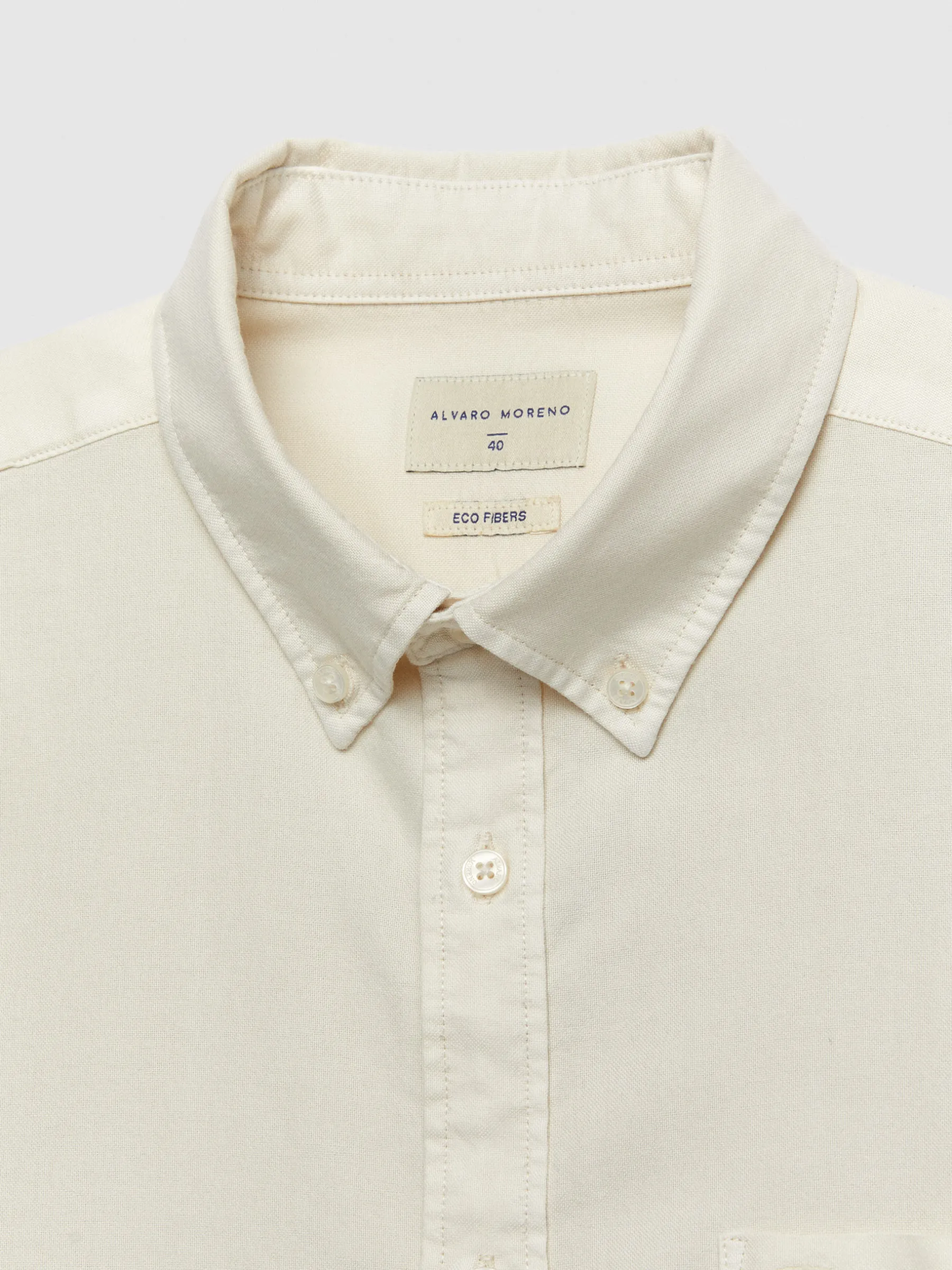 Alvaro Moreno CAMISA OXFORD POCKET DYE-Hombre Oxford