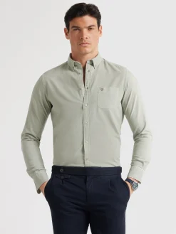 Alvaro Moreno CAMISA OXFORD POCKET DYE-Hombre Oxford