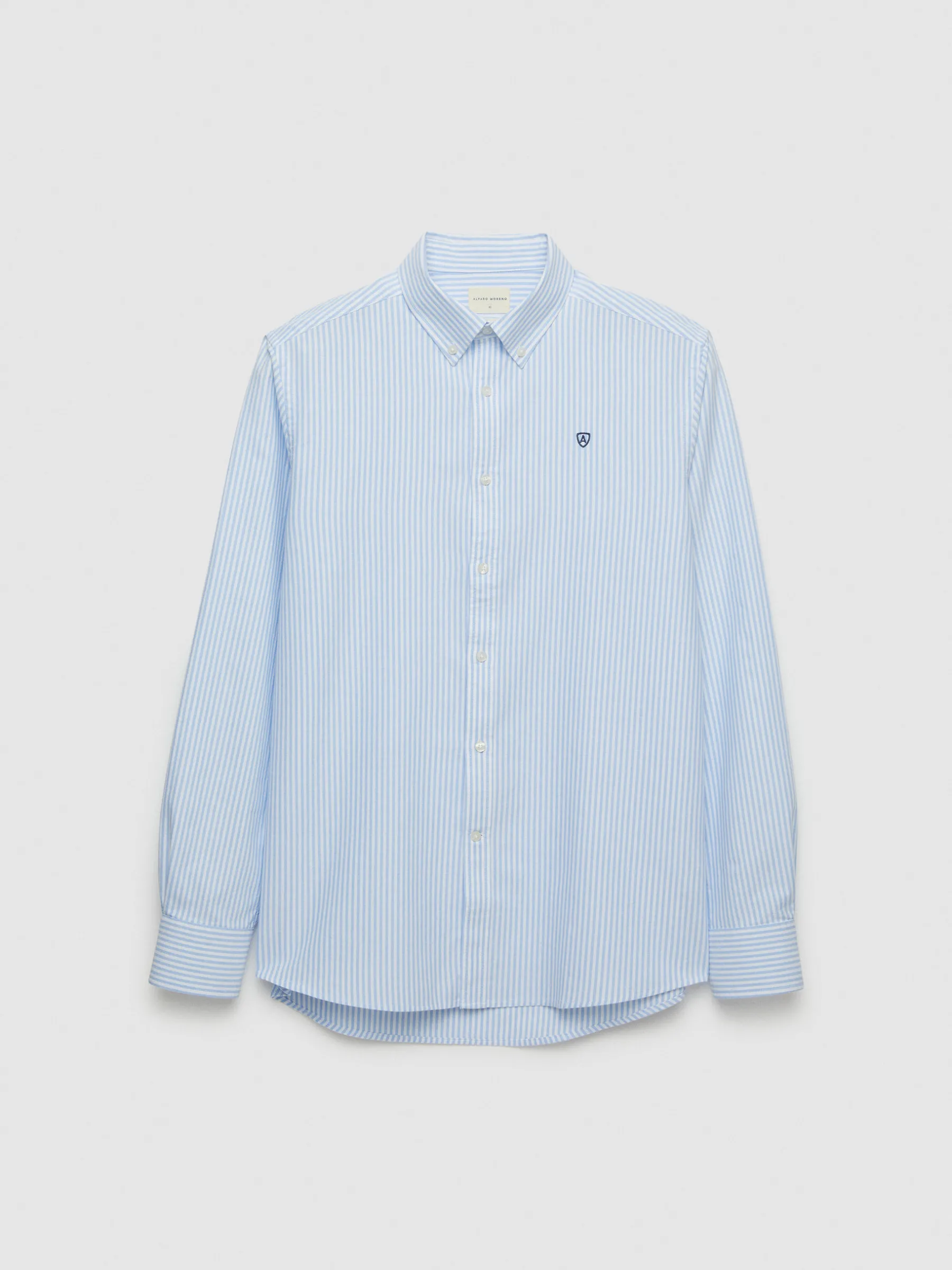 Alvaro Moreno CAMISA OXFORD RAYAS BASIC-Hombre Oxford