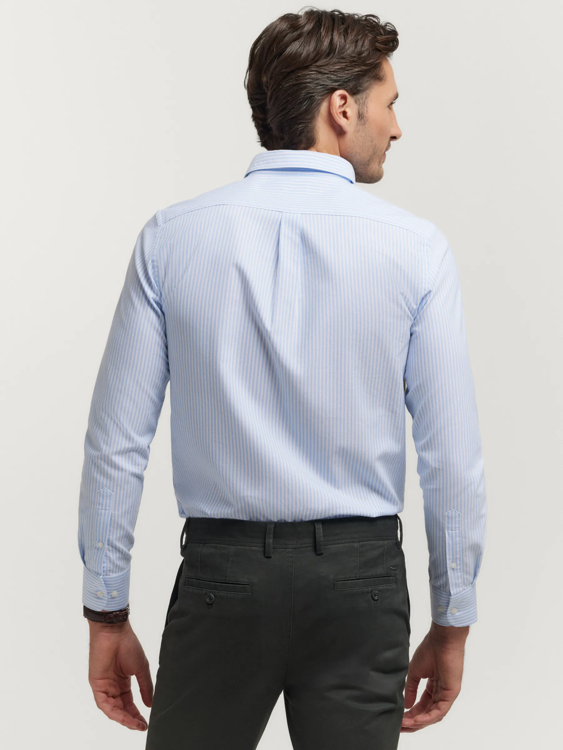 Alvaro Moreno CAMISA OXFORD RAYAS-Hombre Oxford