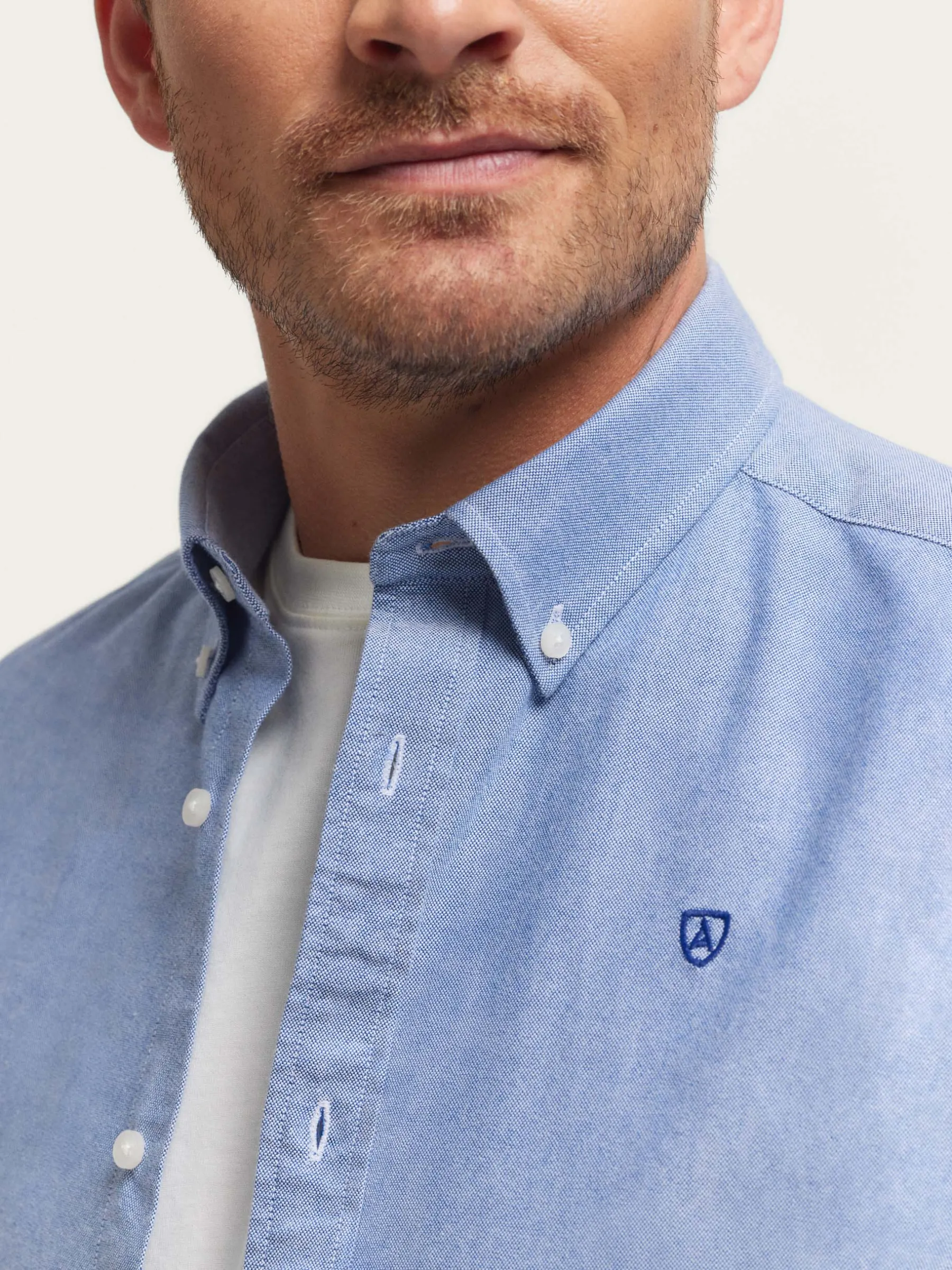 Alvaro Moreno CAMISA OXFORD SOLID-Hombre Oxford