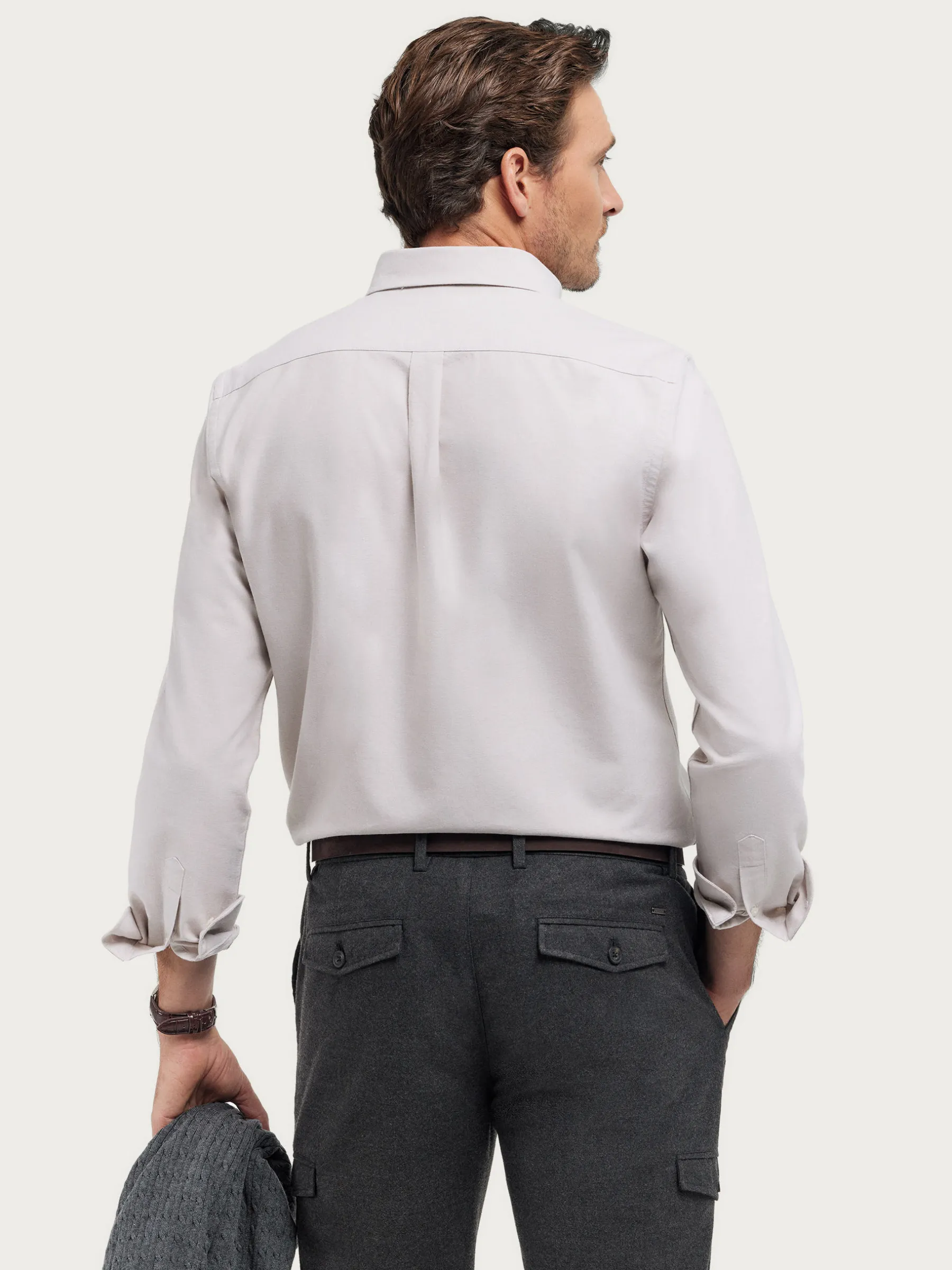 Alvaro Moreno CAMISA OXFORD SOLID-Hombre Oxford