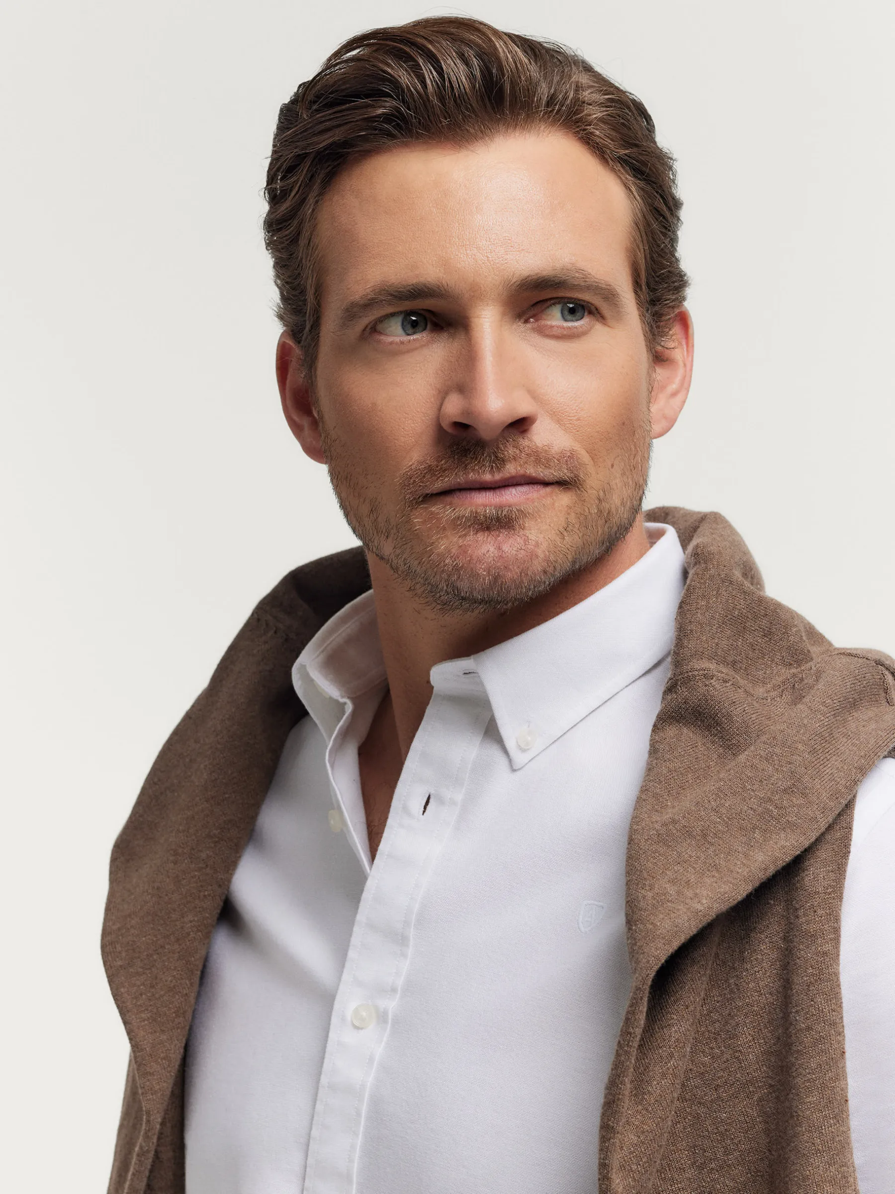 Alvaro Moreno CAMISA OXFORD SOLID-Hombre Oxford