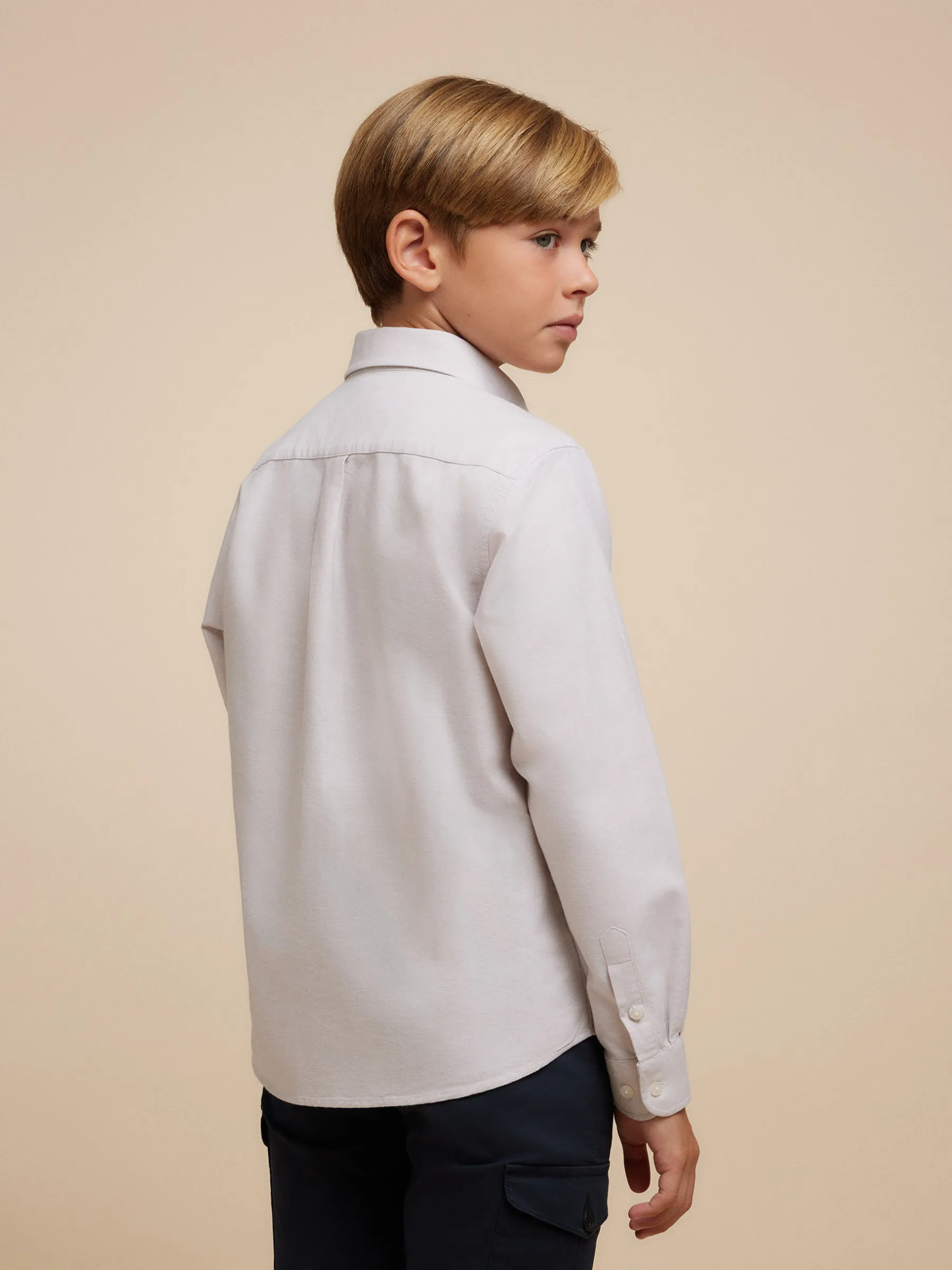 Alvaro Moreno CAMISA OXFORD SOLID KIDS- Camisas