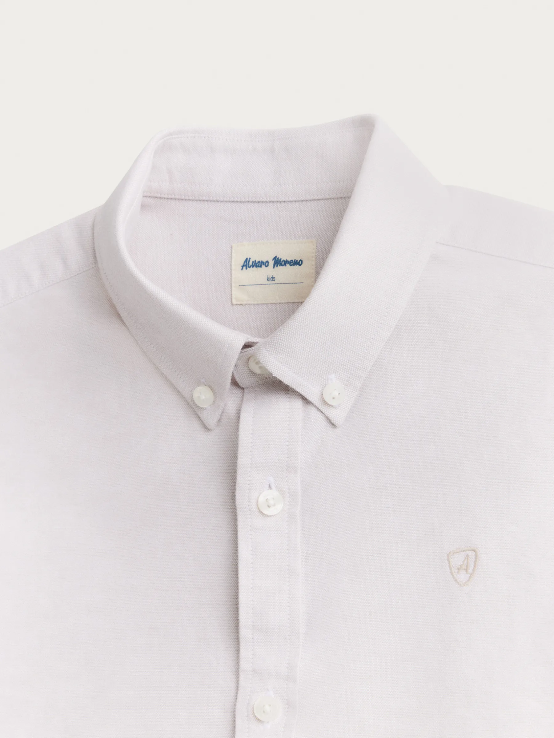 Alvaro Moreno CAMISA OXFORD SOLID KIDS- Camisas