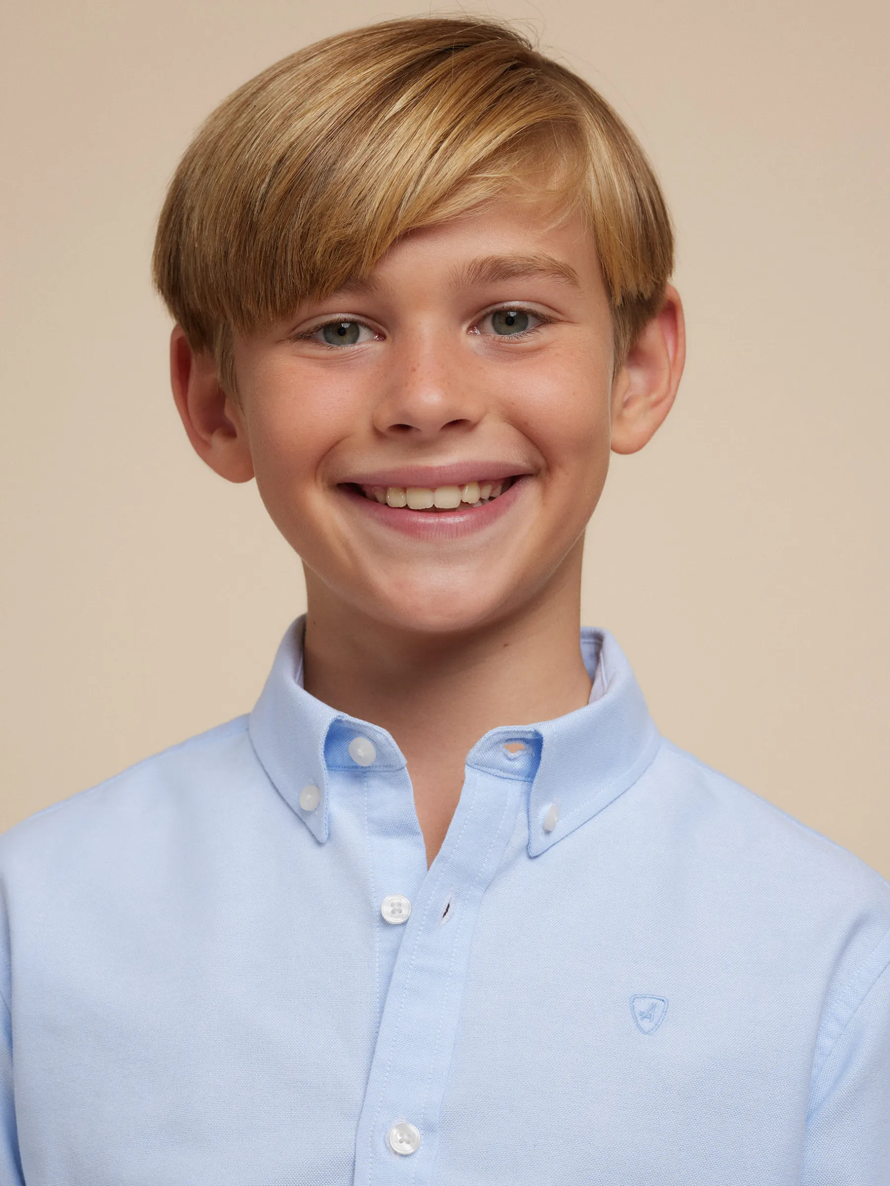 Alvaro Moreno CAMISA OXFORD SOLID KIDS- Camisas