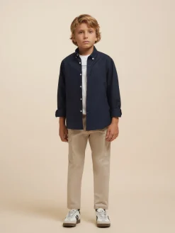 Alvaro Moreno CAMISA OXFORD SOLID KIDS- Camisas
