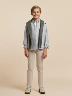 Alvaro Moreno CAMISA OXFORD SOLID KIDS- Camisas