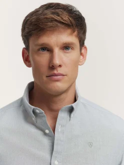 Alvaro Moreno CAMISA OXFORD SOLID-Hombre Oxford