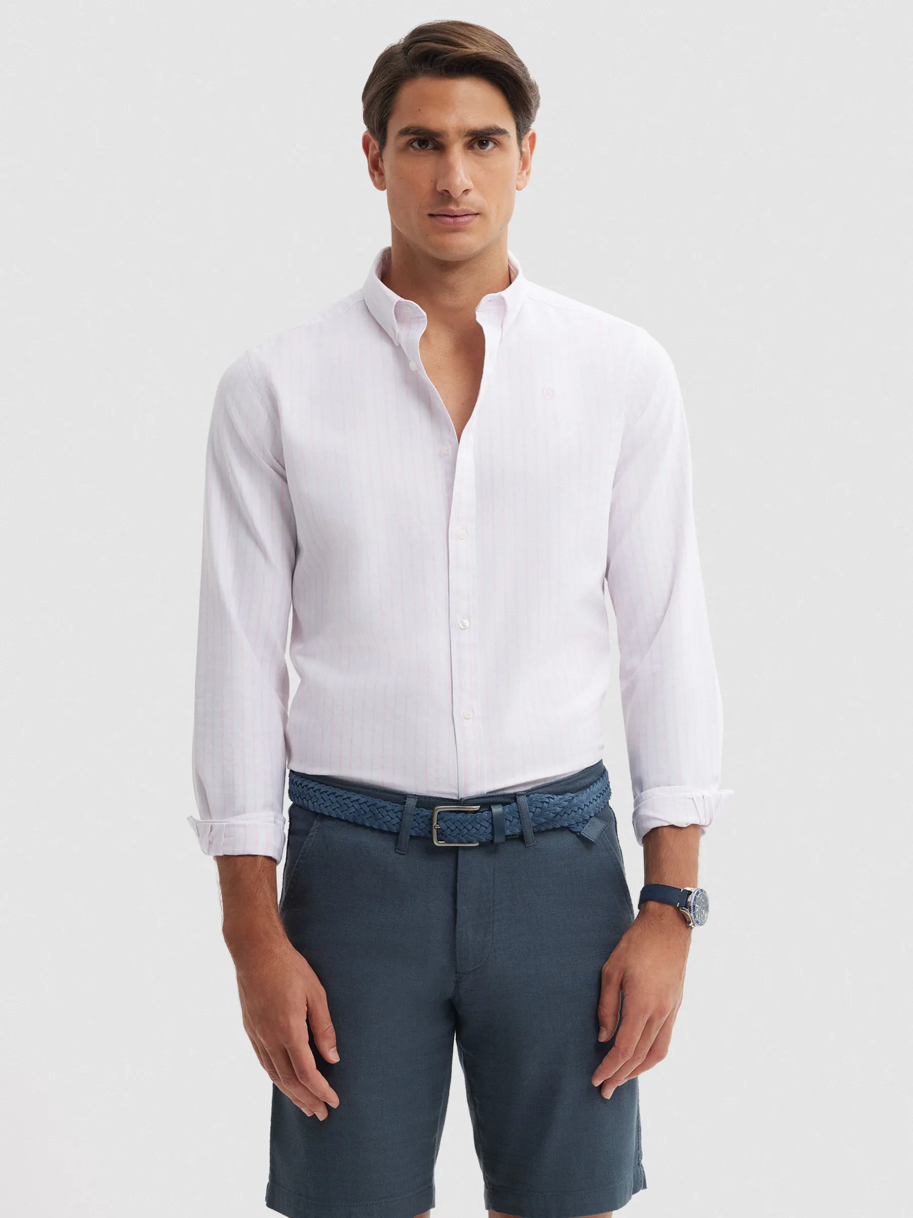 Alvaro Moreno CAMISA OXFORD SUNNY-Hombre Oxford