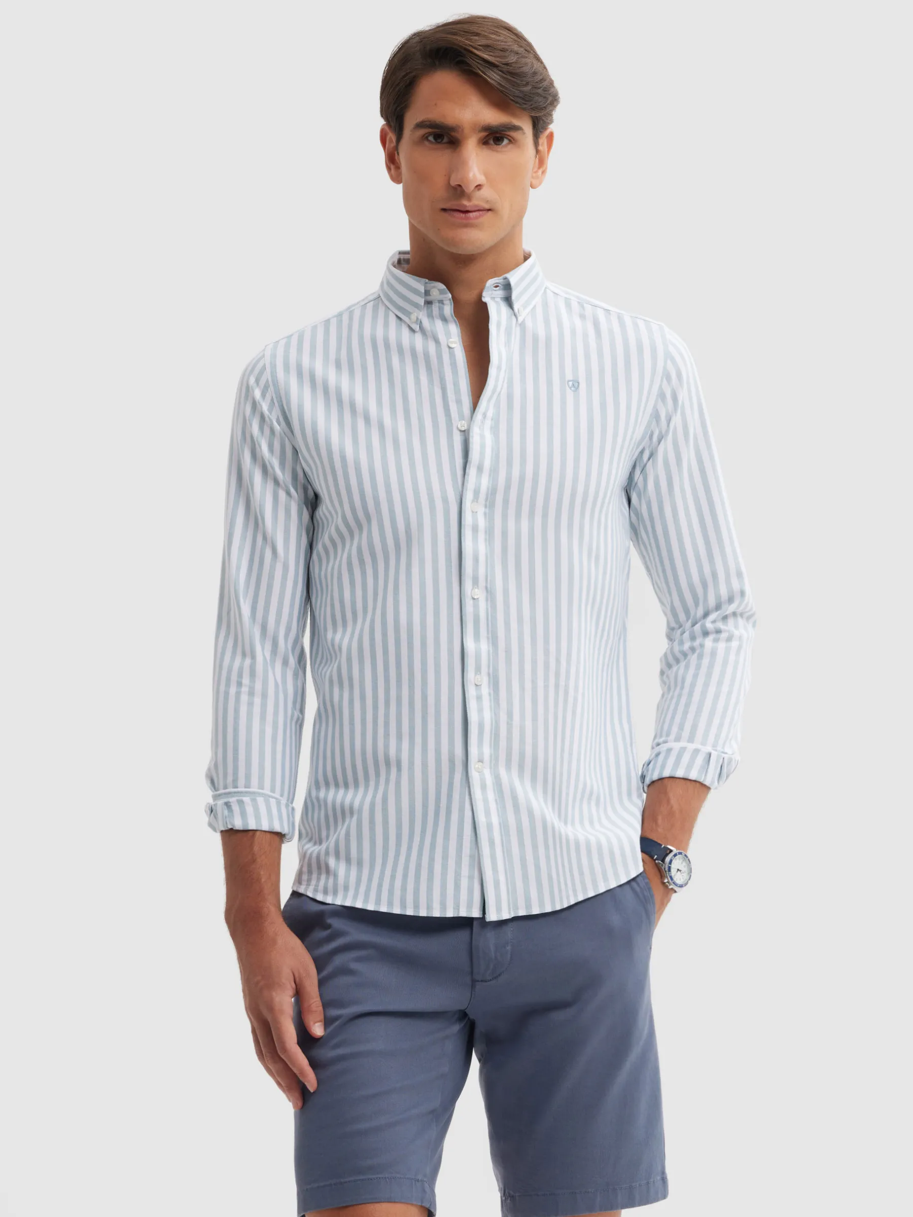 Alvaro Moreno CAMISA OXFORD SUNSET-Hombre Oxford