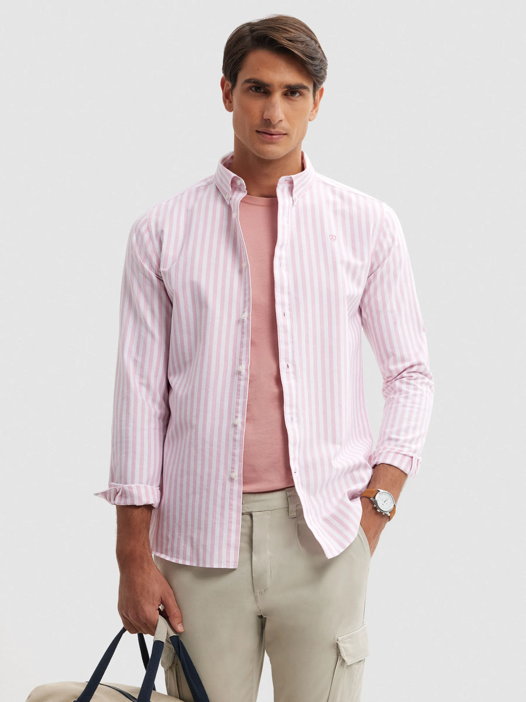 Alvaro Moreno CAMISA OXFORD SUNSET-Hombre Oxford