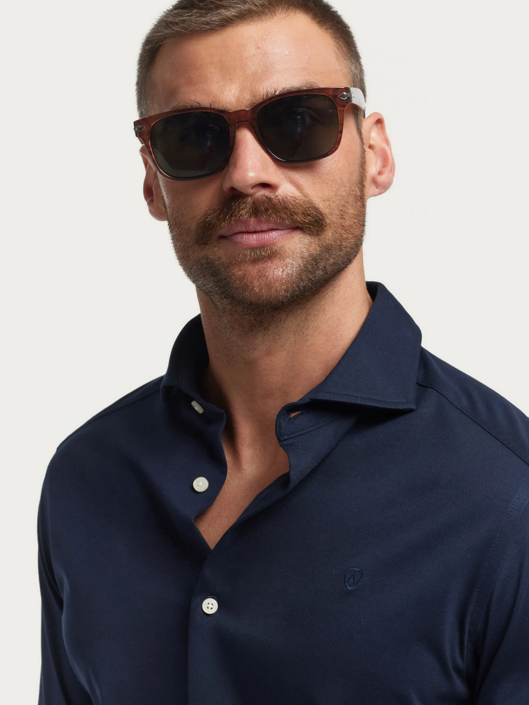 Alvaro Moreno CAMISA PUNTO ELASTICO-Hombre Casual