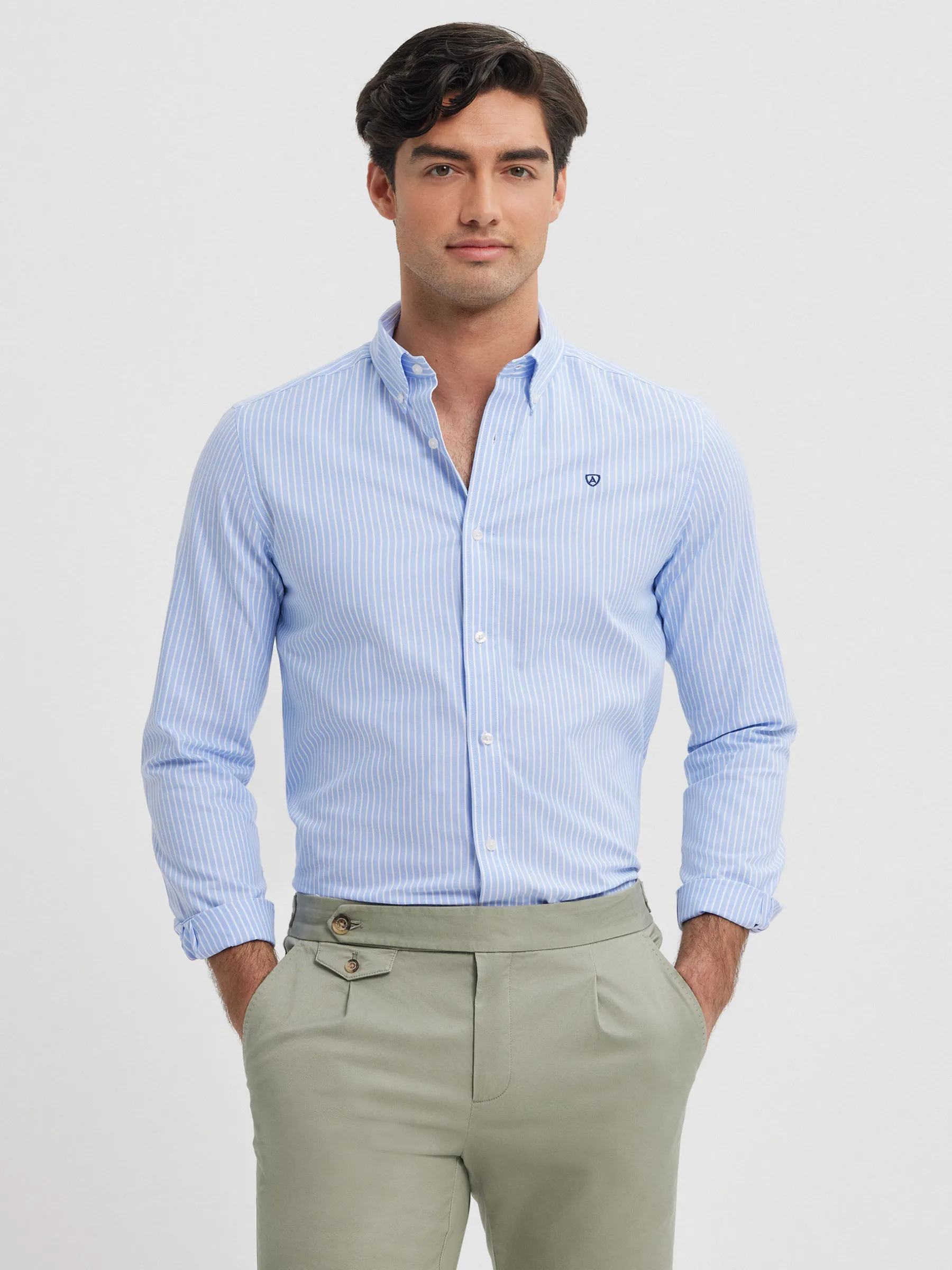 Alvaro Moreno CAMISA RAYAS DUTTON-Hombre Camisas Vestir|Camisas Vestir