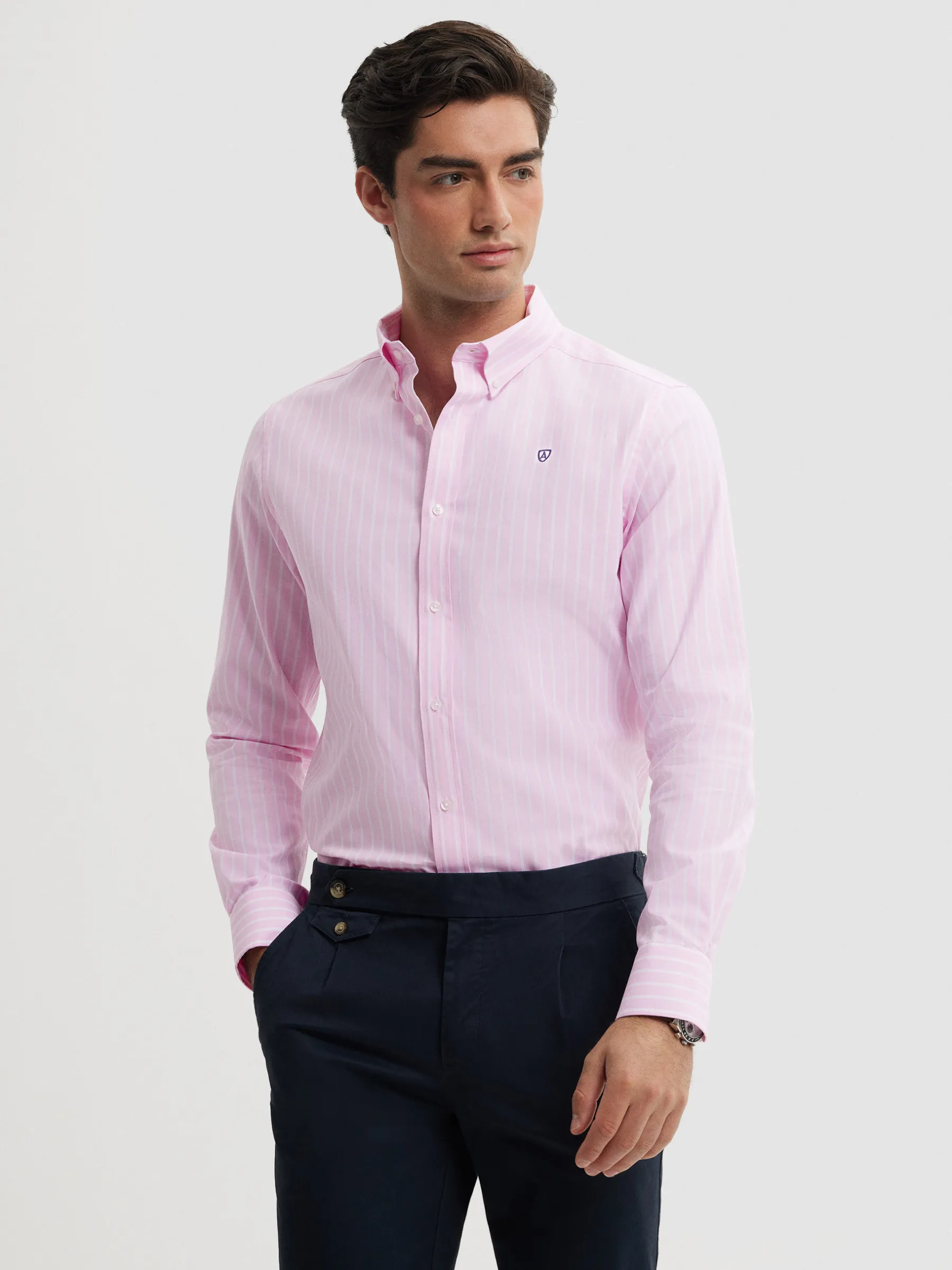 Alvaro Moreno CAMISA RAYAS DUTTON-Hombre Casual