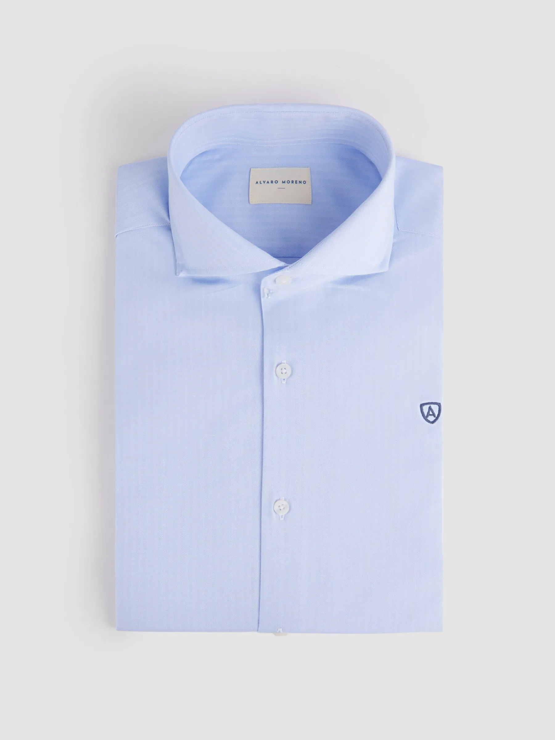 Alvaro Moreno CAMISA VESTIR HERRINGBONE-Hombre Camisas Vestir|Camisas Vestir