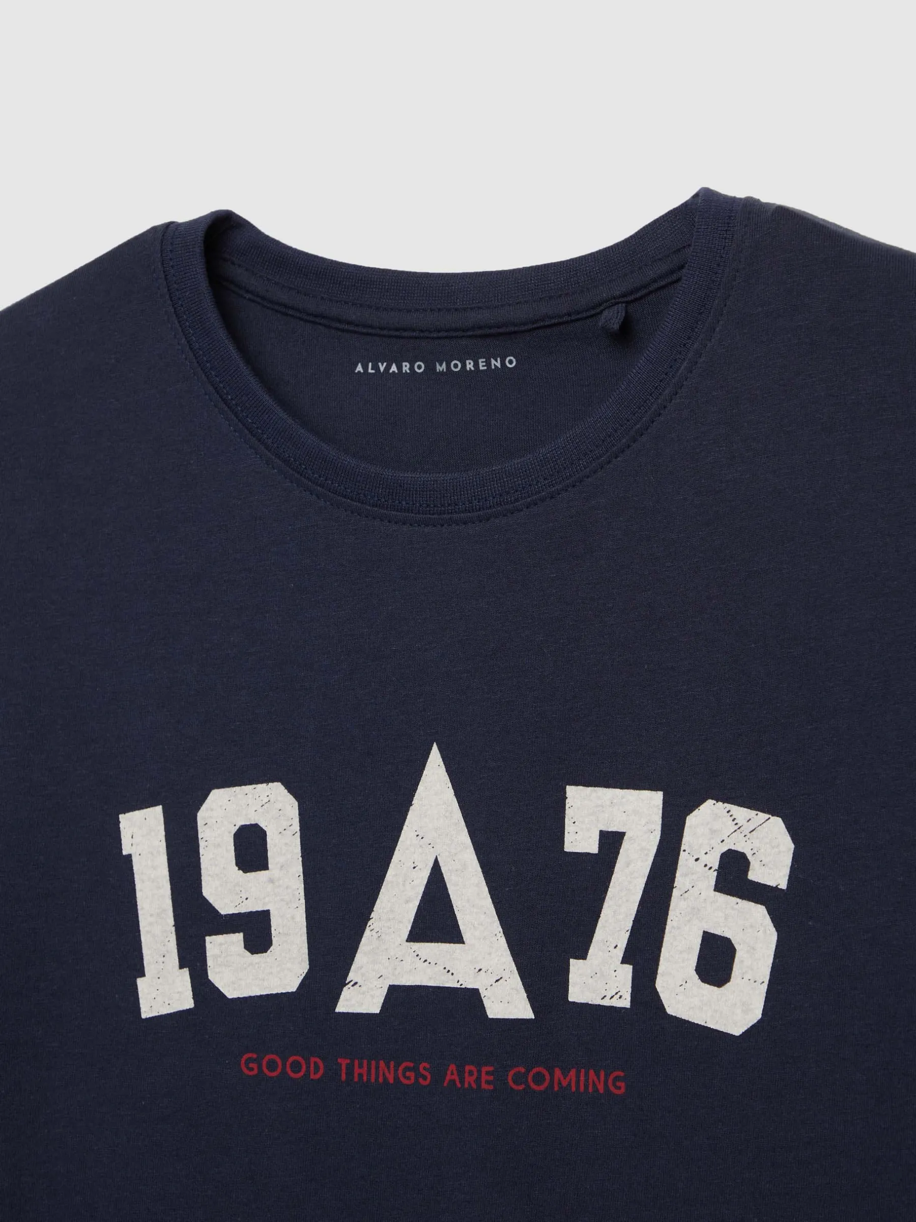 Alvaro Moreno CAMISETA COLLEGE-Hombre Camisetas