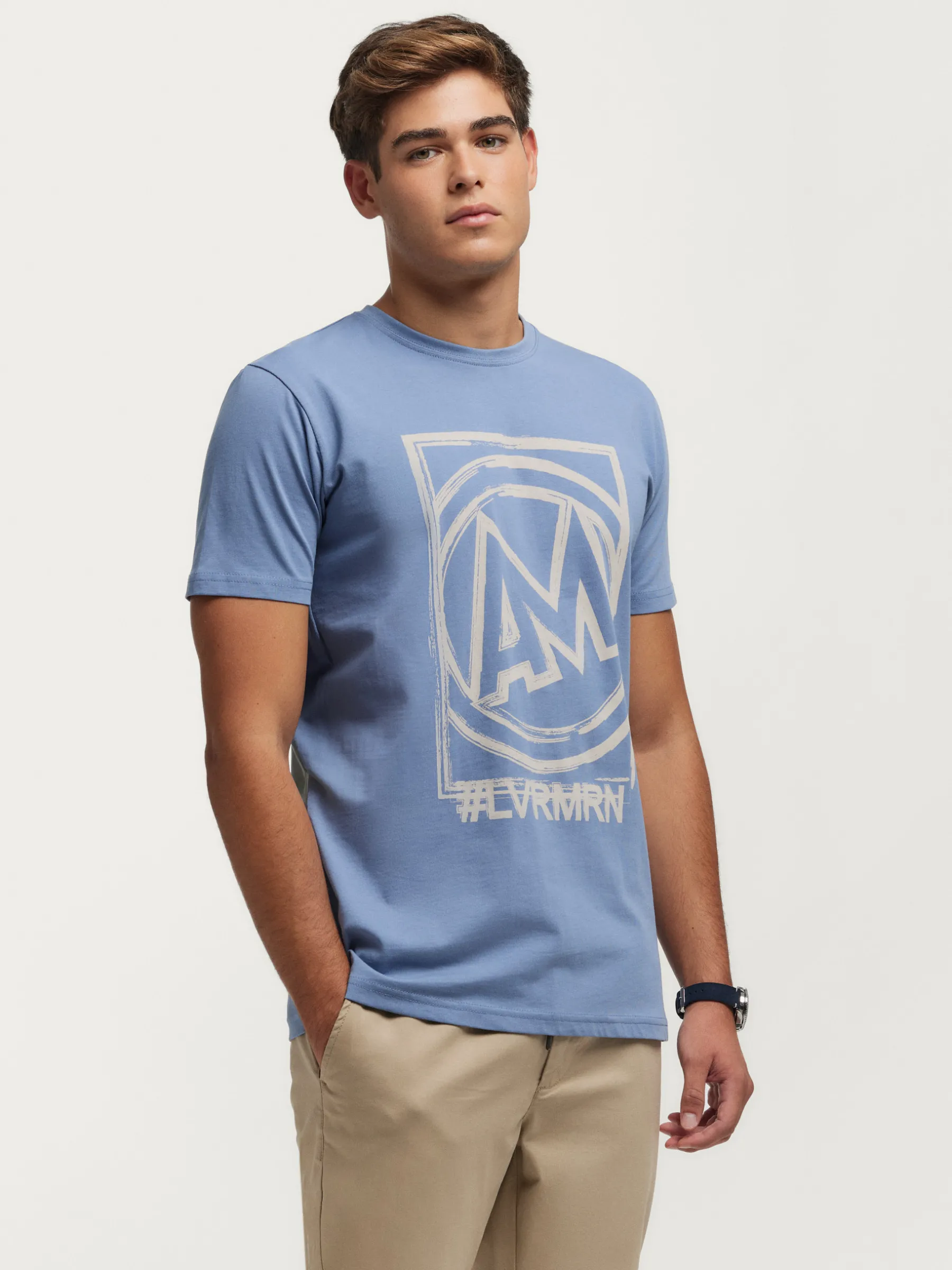 Alvaro Moreno CAMISETA LOGO-Hombre Teen|Camisetas