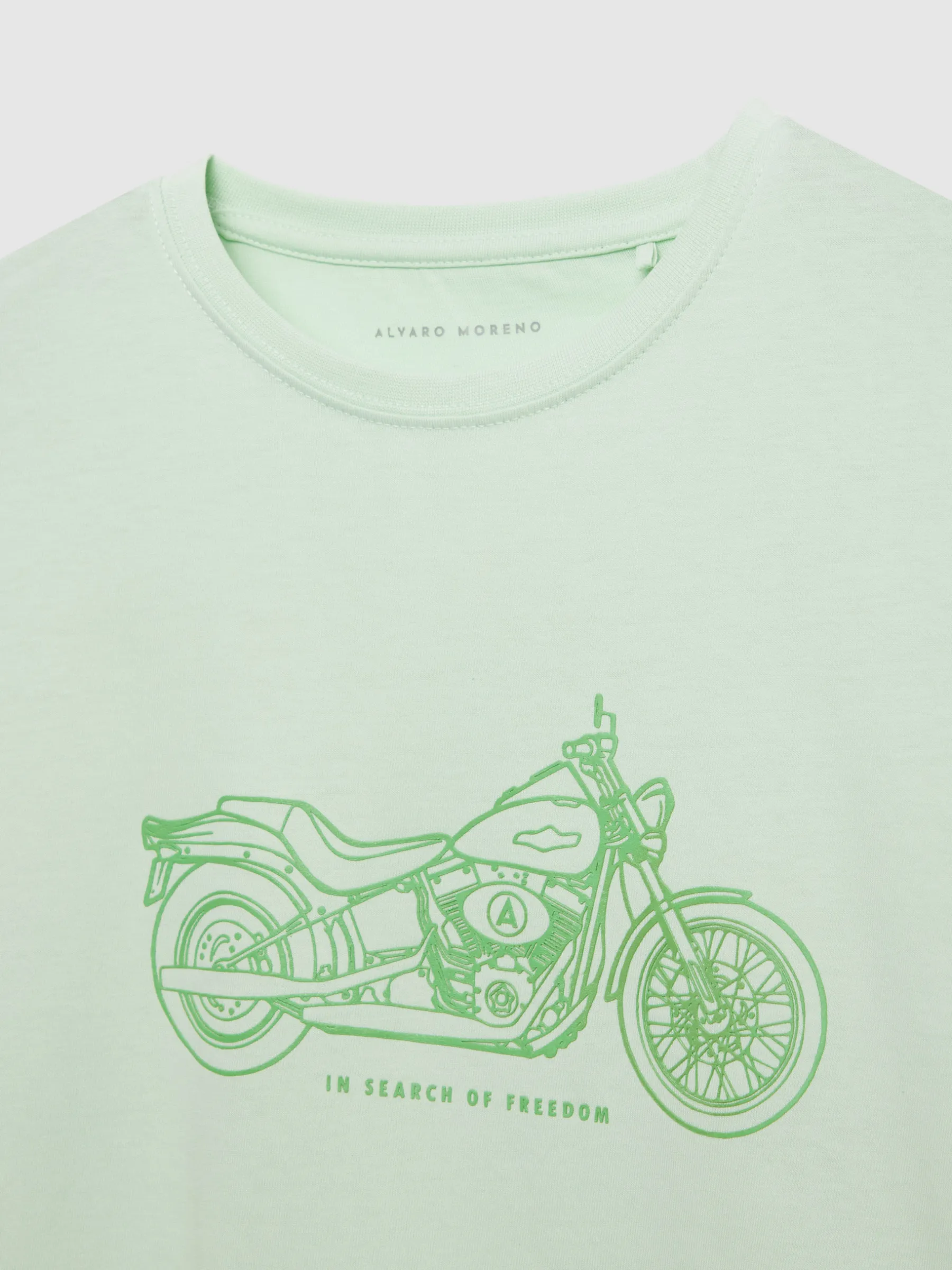 Alvaro Moreno CAMISETA MOTORCYCLE-Hombre Camisetas