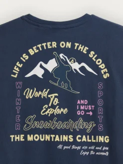 Alvaro Moreno CAMISETA SNOW-Hombre Teen|Camisetas