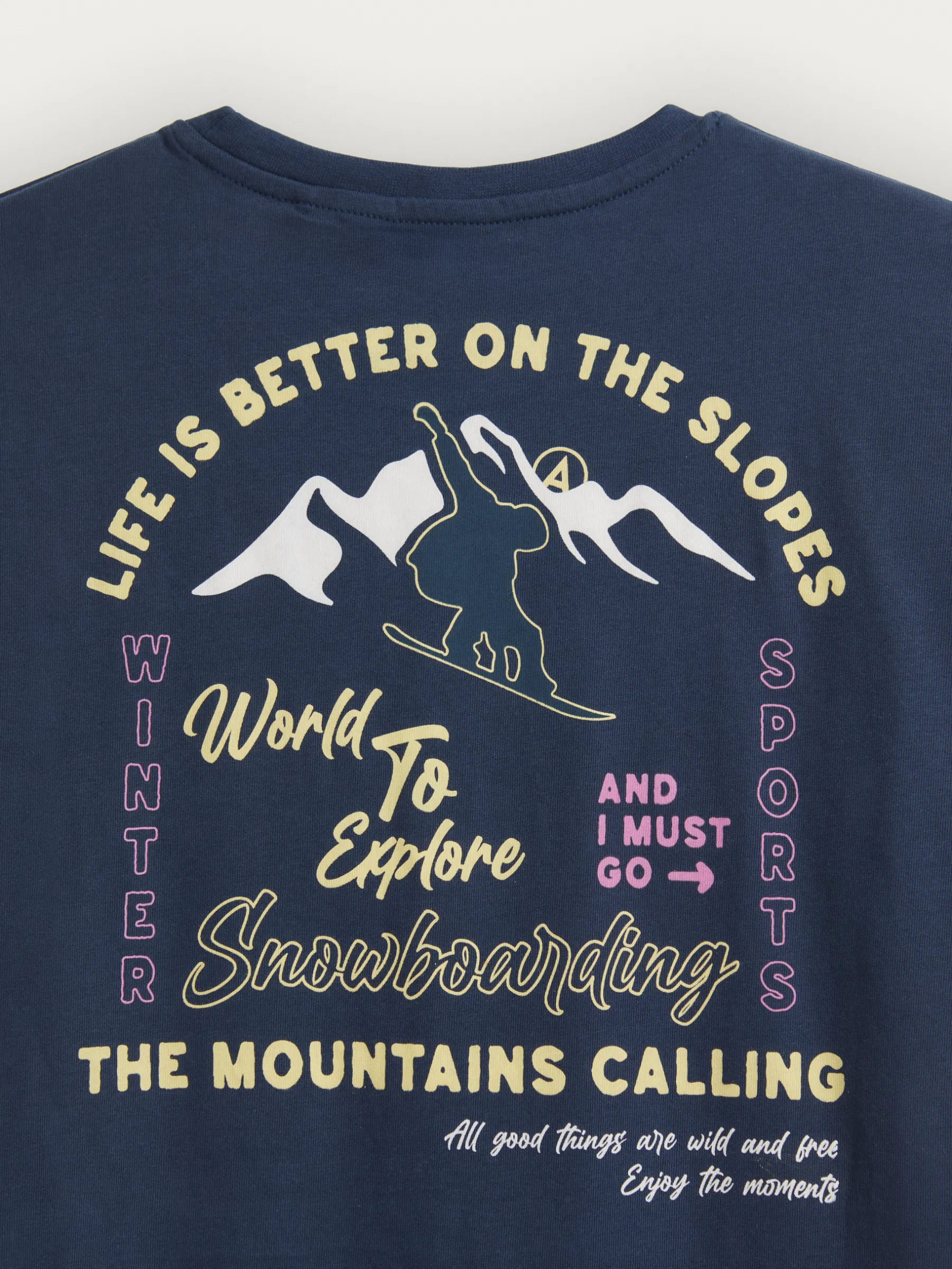 Alvaro Moreno CAMISETA SNOW-Hombre Teen|Camisetas