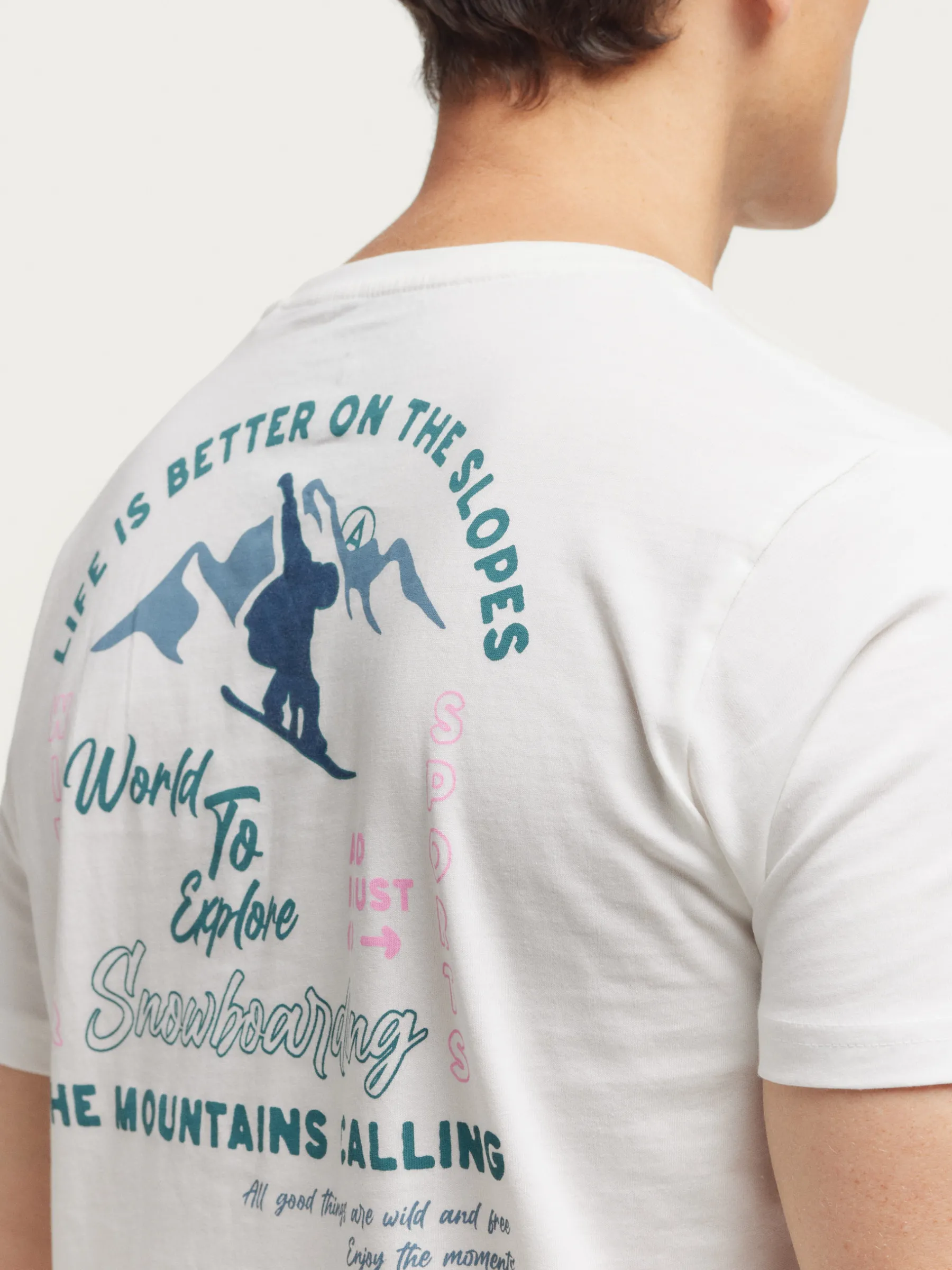 Alvaro Moreno CAMISETA SNOW-Hombre Teen|Camisetas