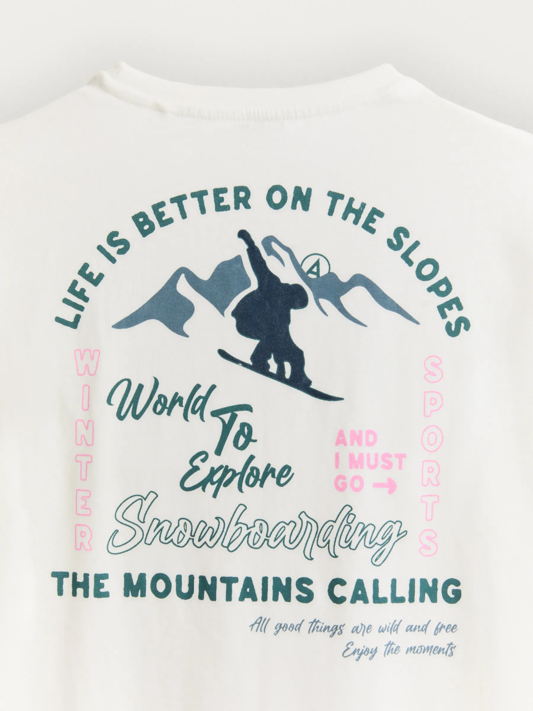 Alvaro Moreno CAMISETA SNOW-Hombre Teen|Camisetas