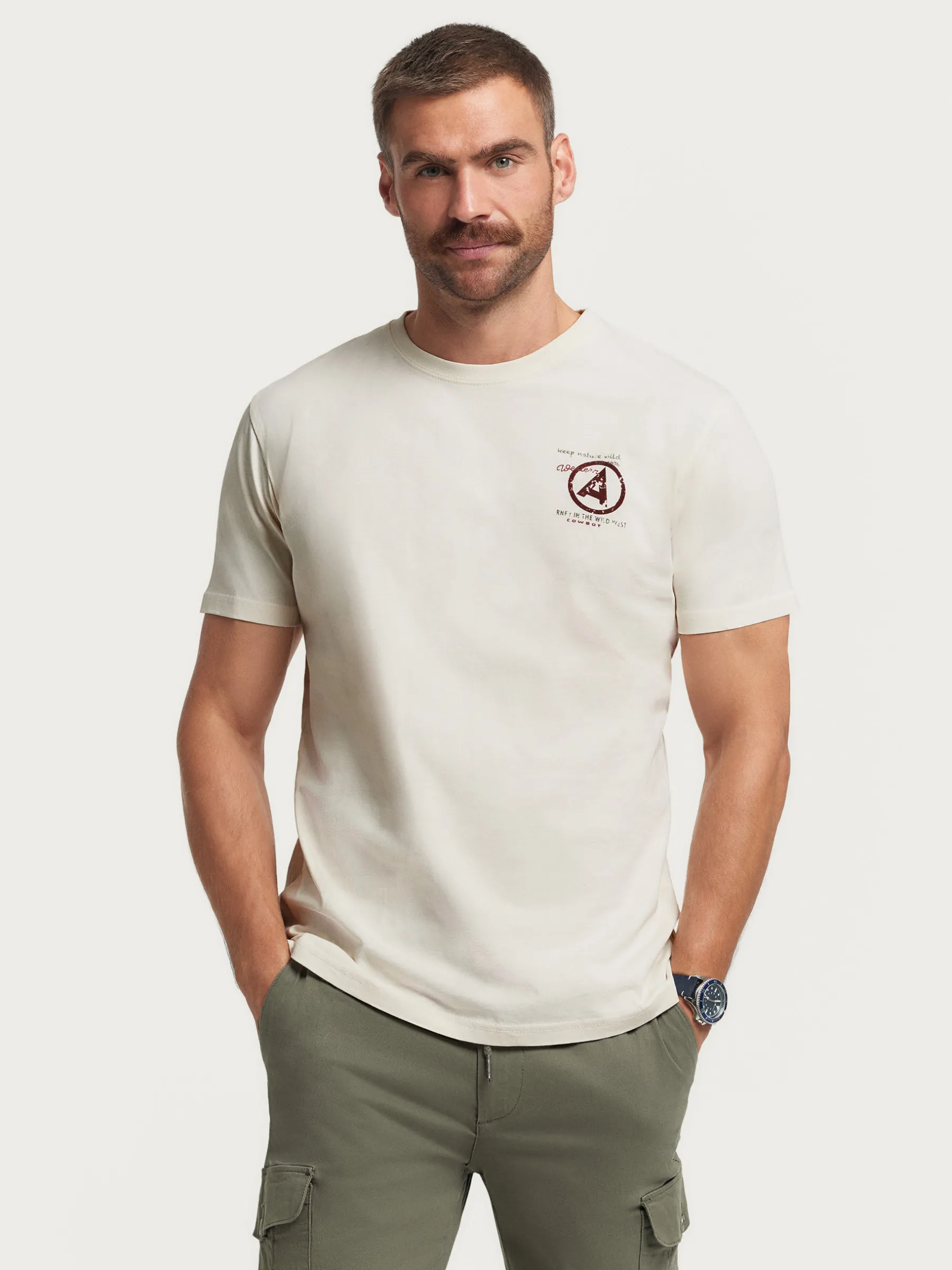 Alvaro Moreno CAMISETA WESTERN-Hombre Camisetas