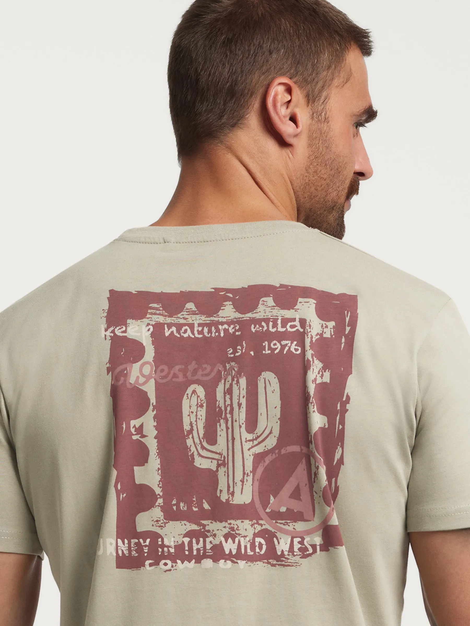 Alvaro Moreno CAMISETA WESTERN-Hombre Camisetas