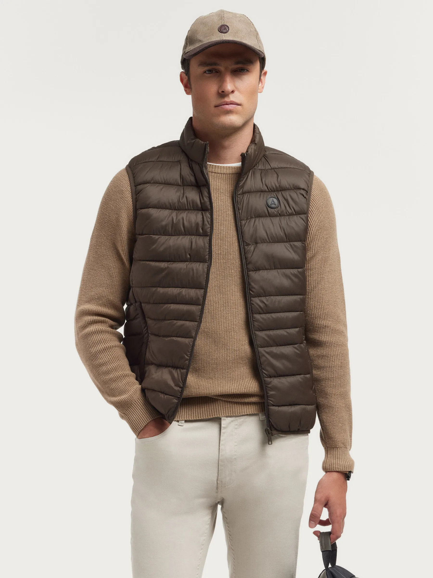 Alvaro Moreno CHALECO MORRISON MARRÓN-Hombre Chalecos