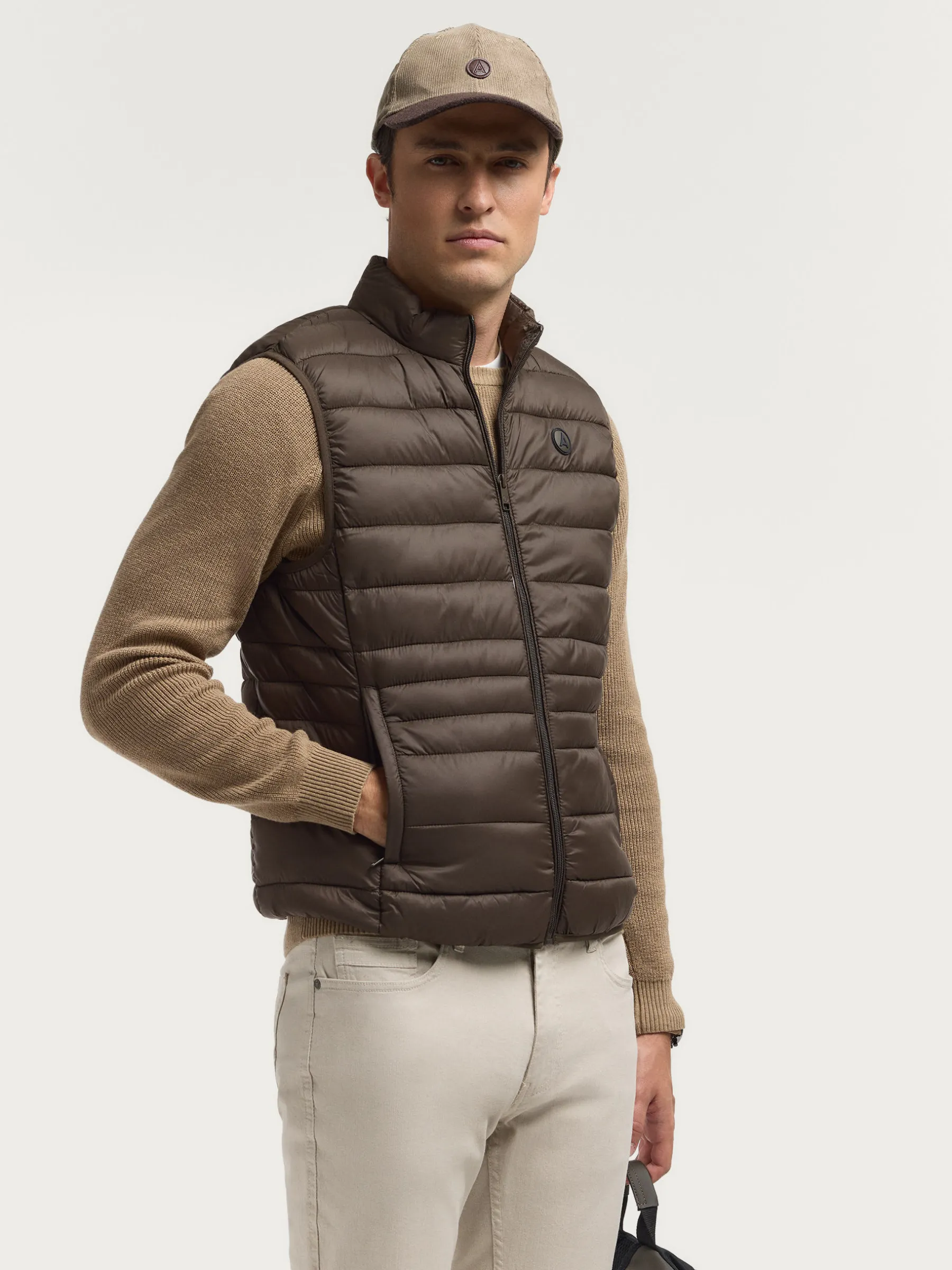 Alvaro Moreno CHALECO MORRISON MARRÓN-Hombre Chalecos