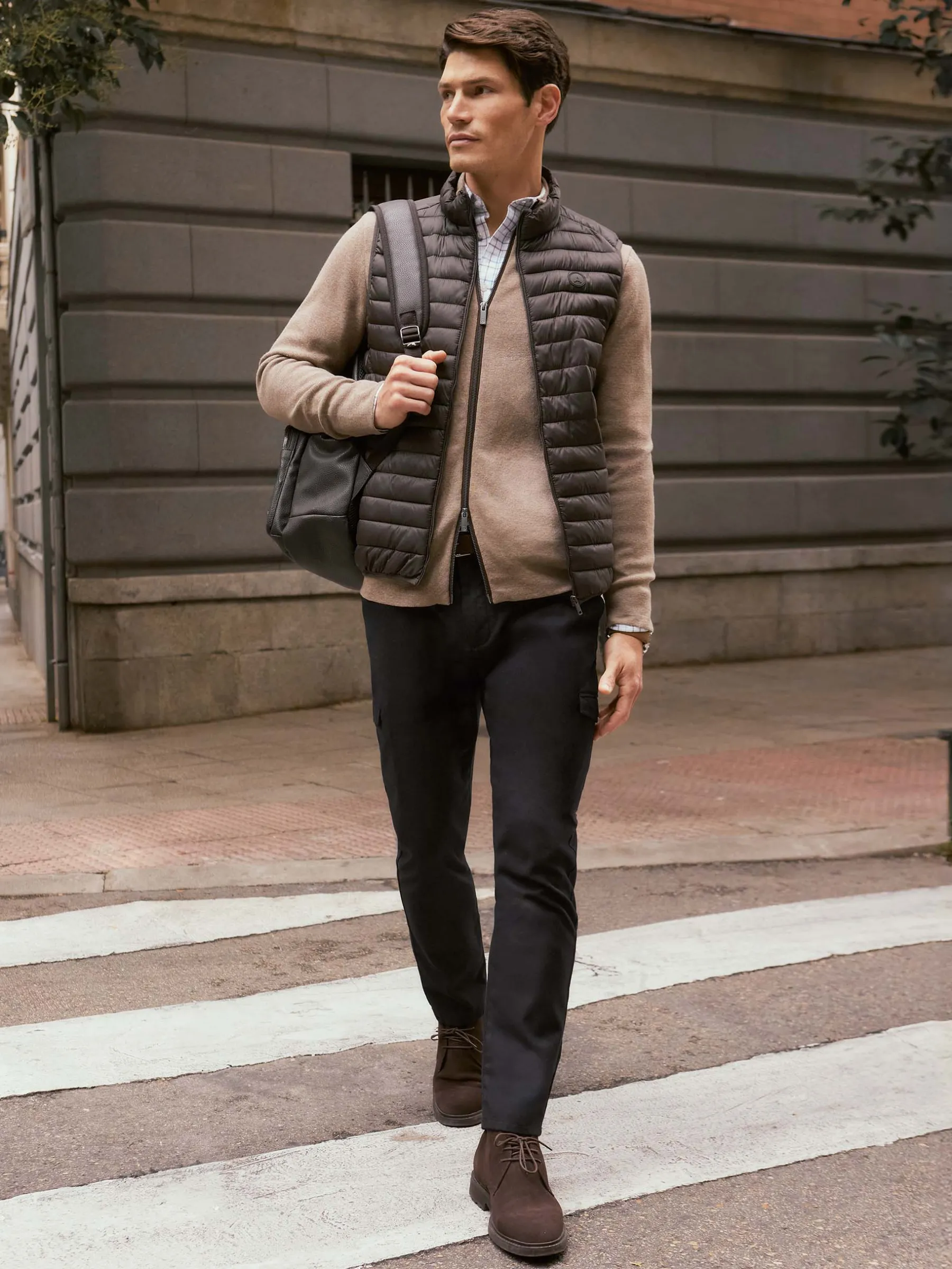 Alvaro Moreno CHALECO NIRO MARRÓN-Hombre Chalecos