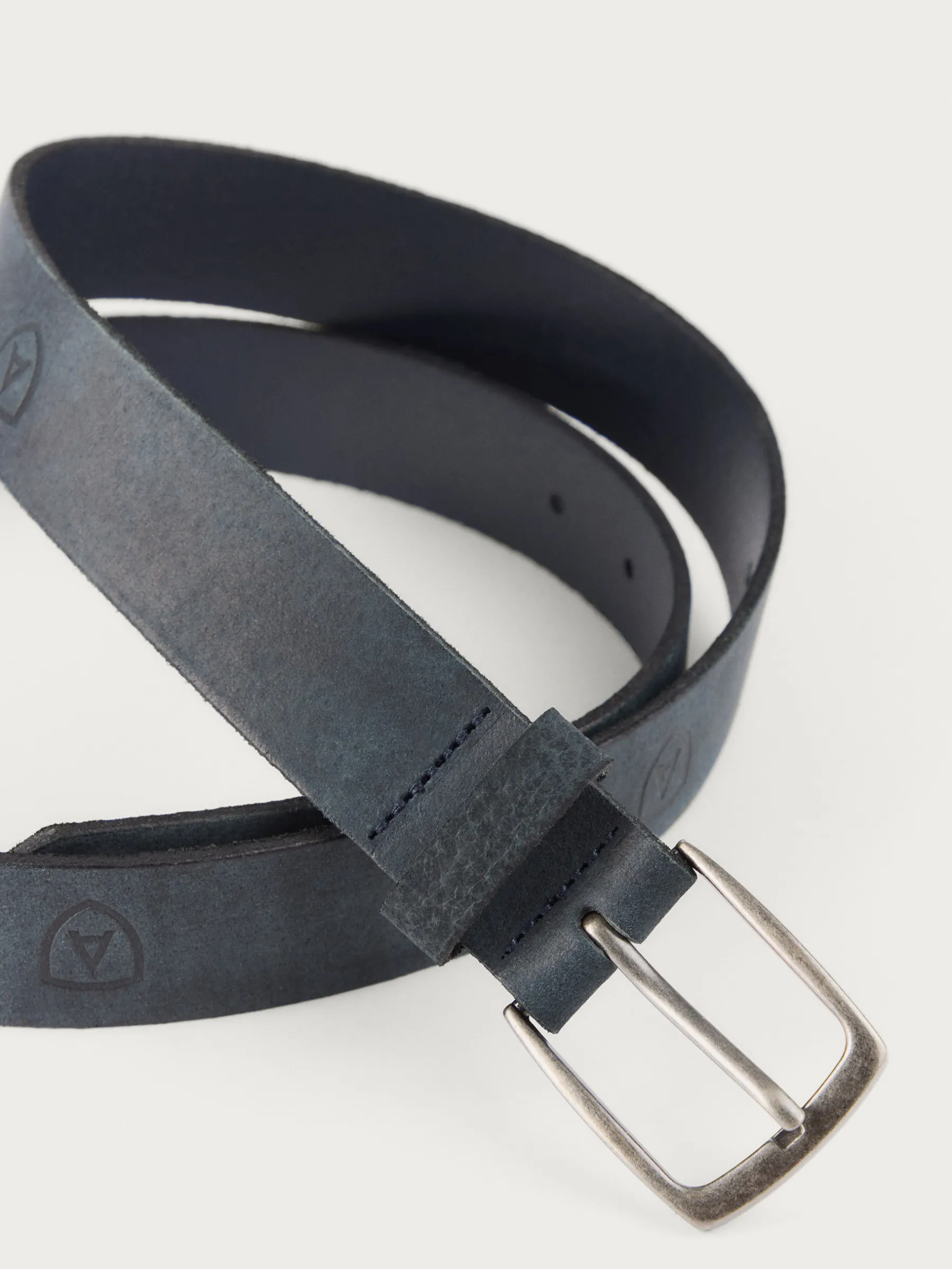 Alvaro Moreno CINTURON LOGO PIEL-Hombre Cinturones