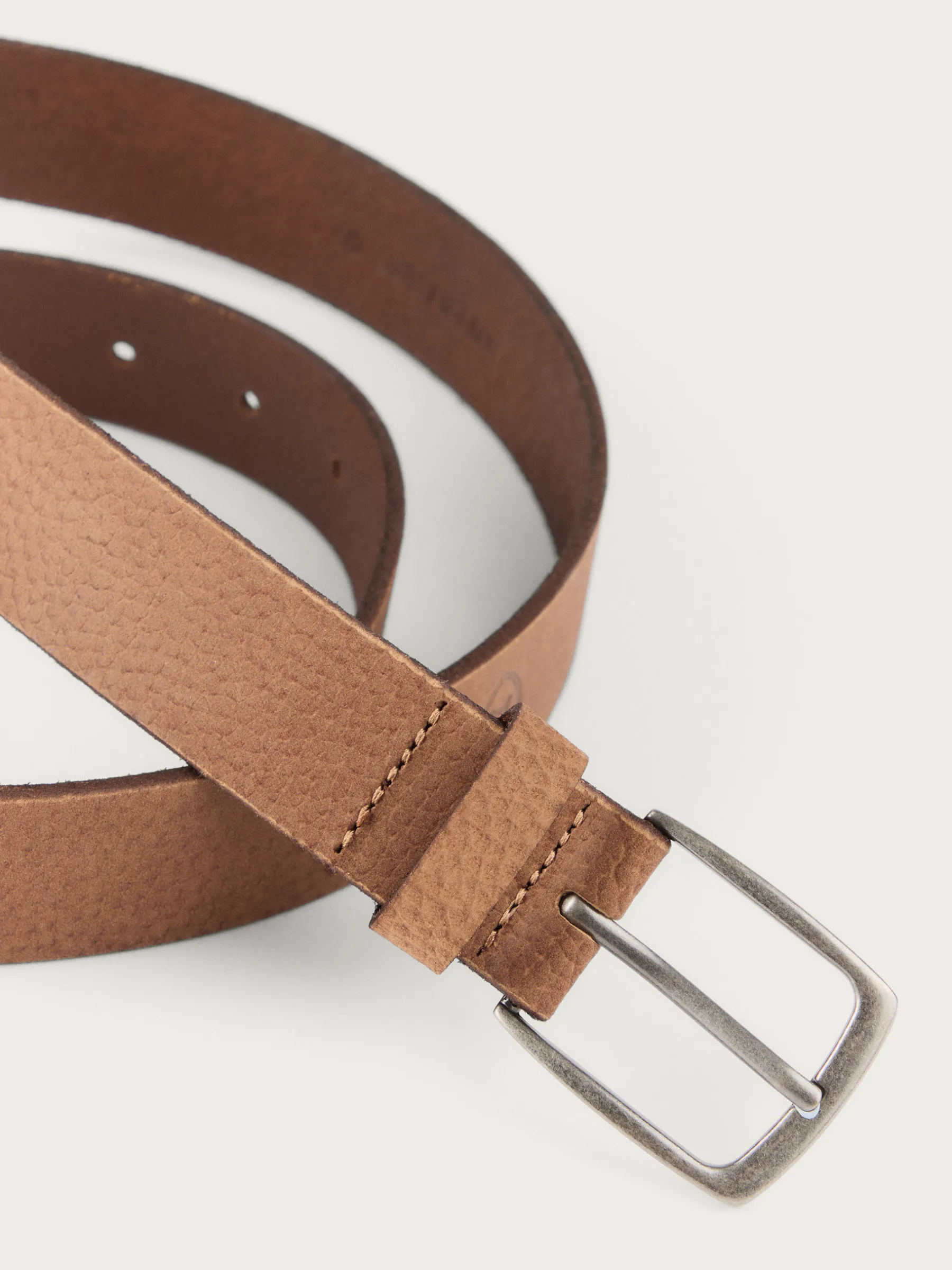 Alvaro Moreno CINTURON LOGO PIEL-Hombre Cinturones