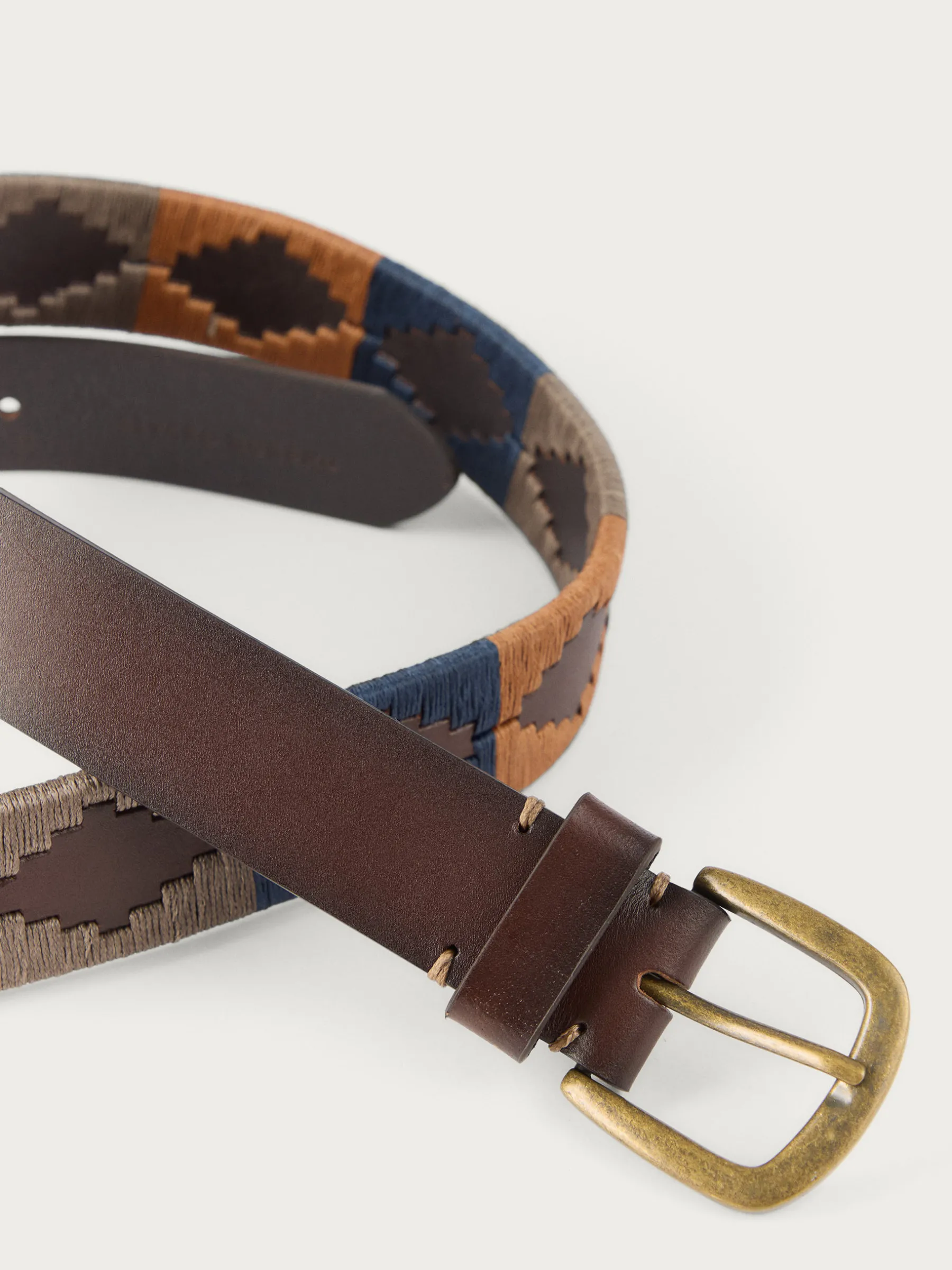 Alvaro Moreno CINTURON PAMPA PIEL-Hombre Cinturones