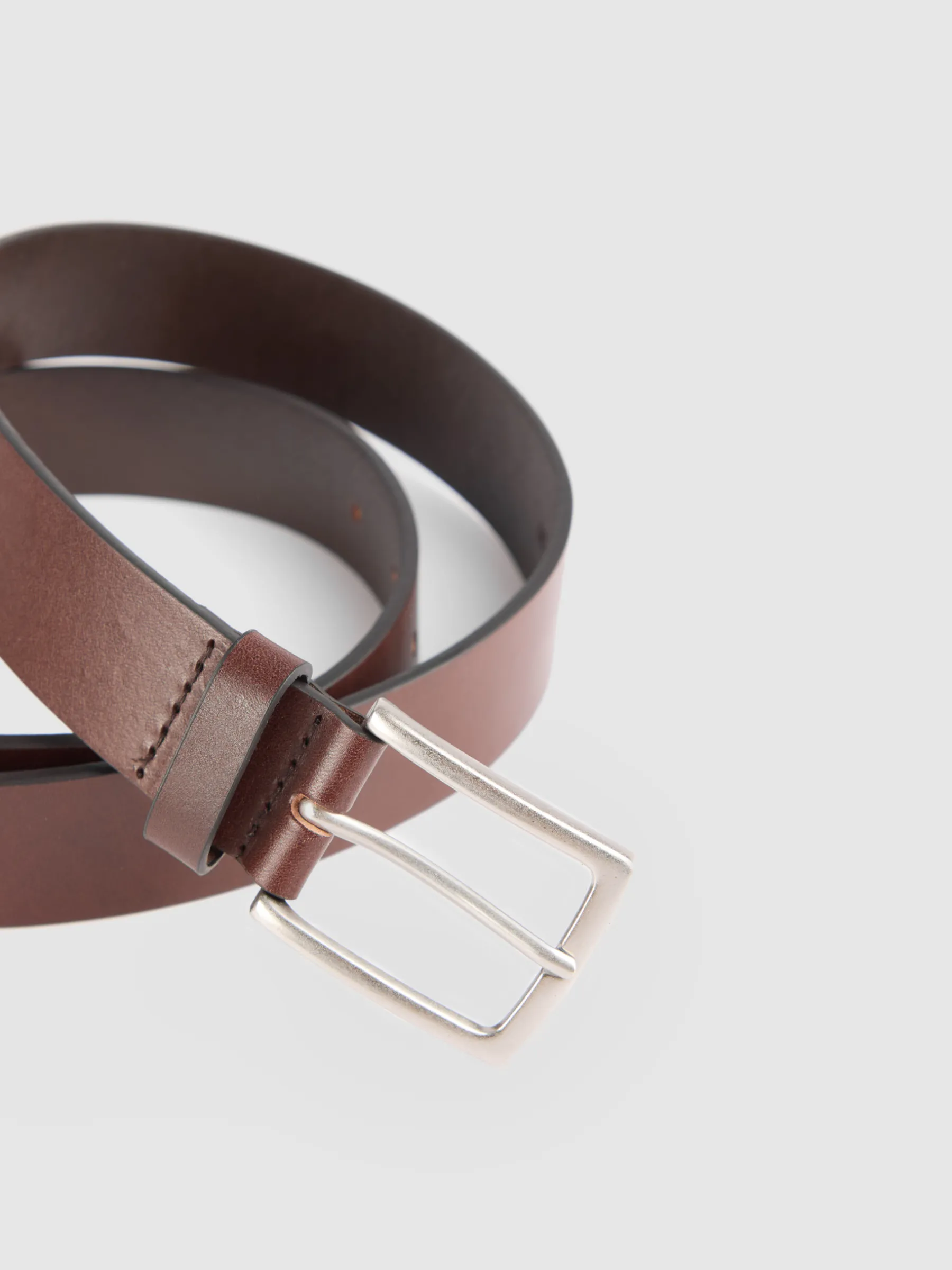 Alvaro Moreno CINTURON WESTERN MARRÓN-Hombre Cinturones