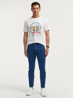 Alvaro Moreno DENIM SLIM BASICO-Hombre Vaqueros