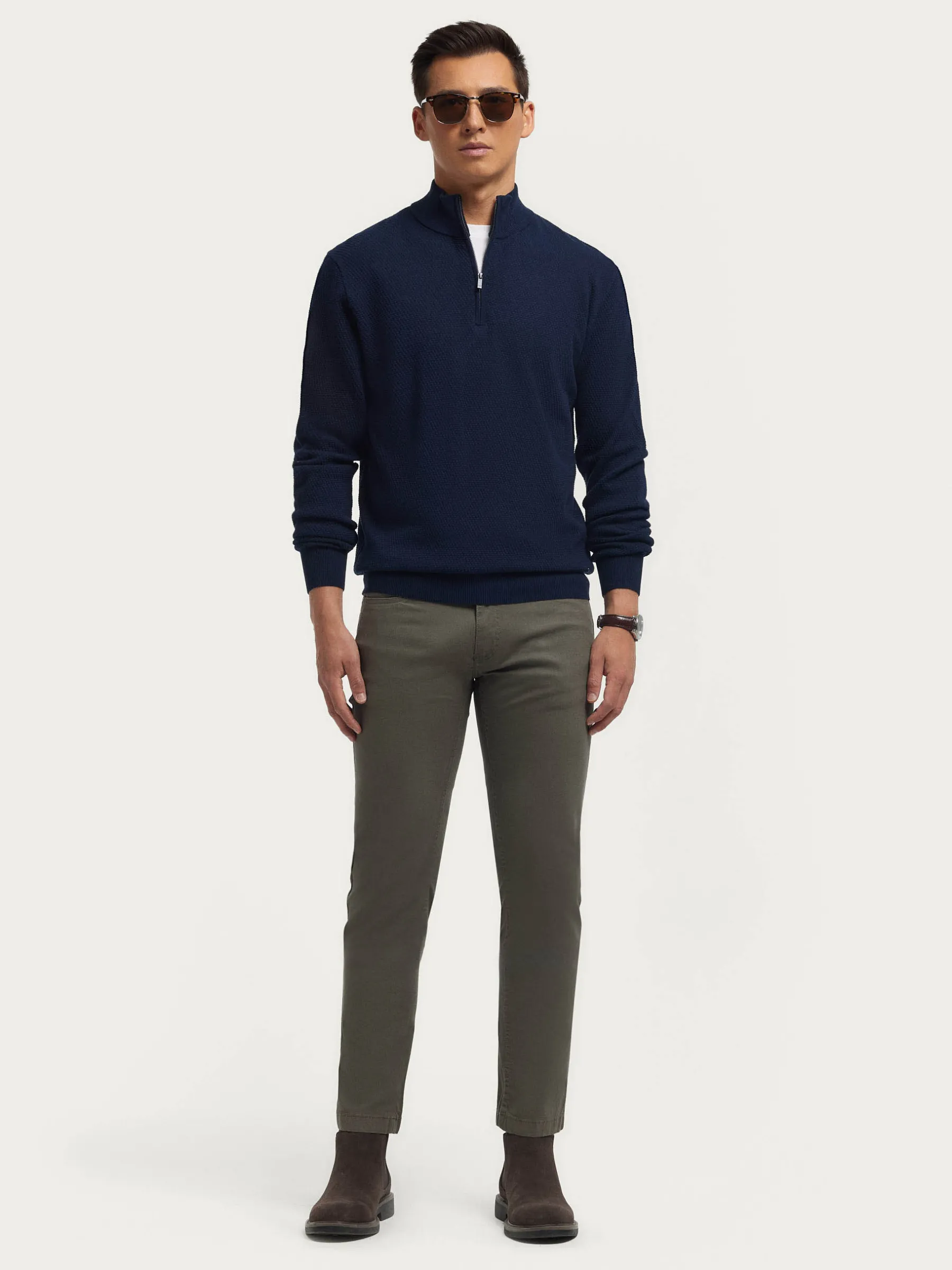 Alvaro Moreno JERSEY CREMALLERA-Hombre Jerséis