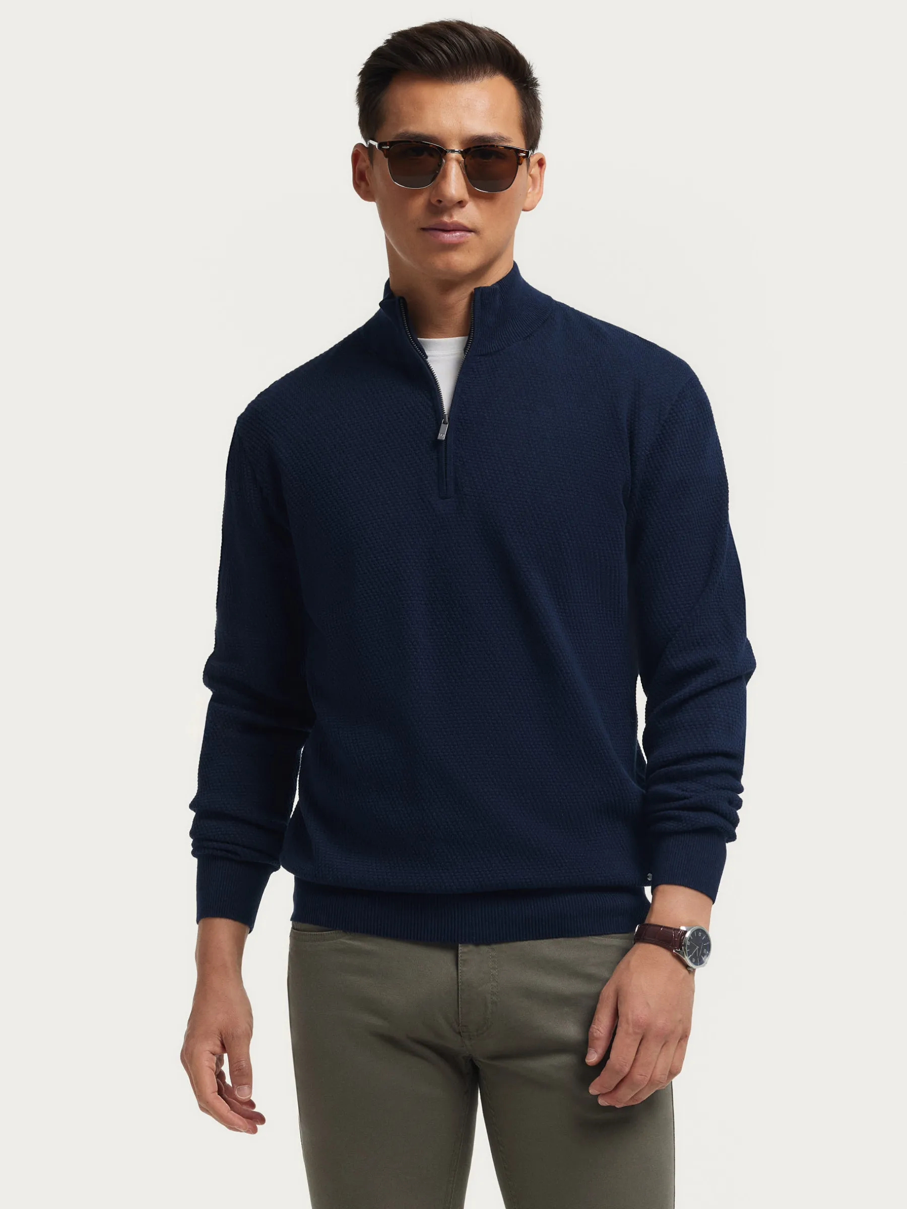 Alvaro Moreno JERSEY CREMALLERA-Hombre Jerséis