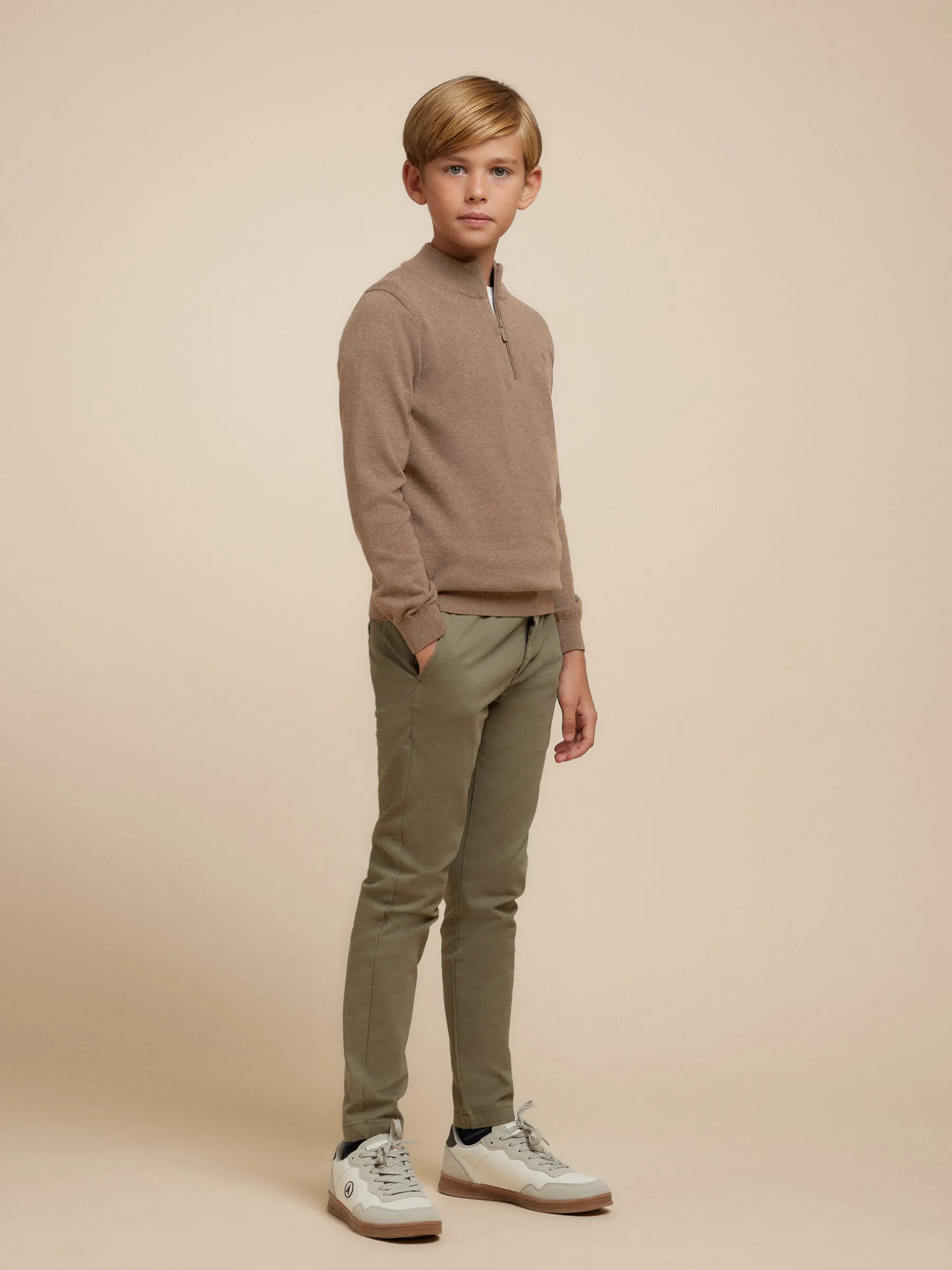 Alvaro Moreno JERSEY LORENZO KIDS MARRÓN- Jerséis