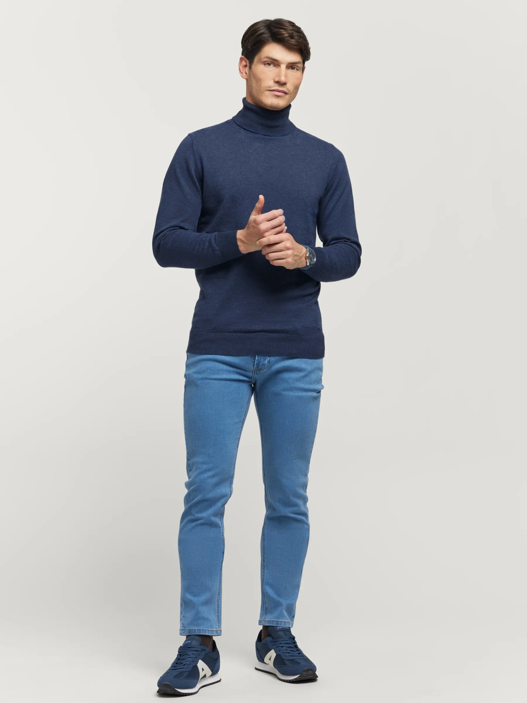 Alvaro Moreno JERSEY ROLL COLLAR-Hombre Jerséis