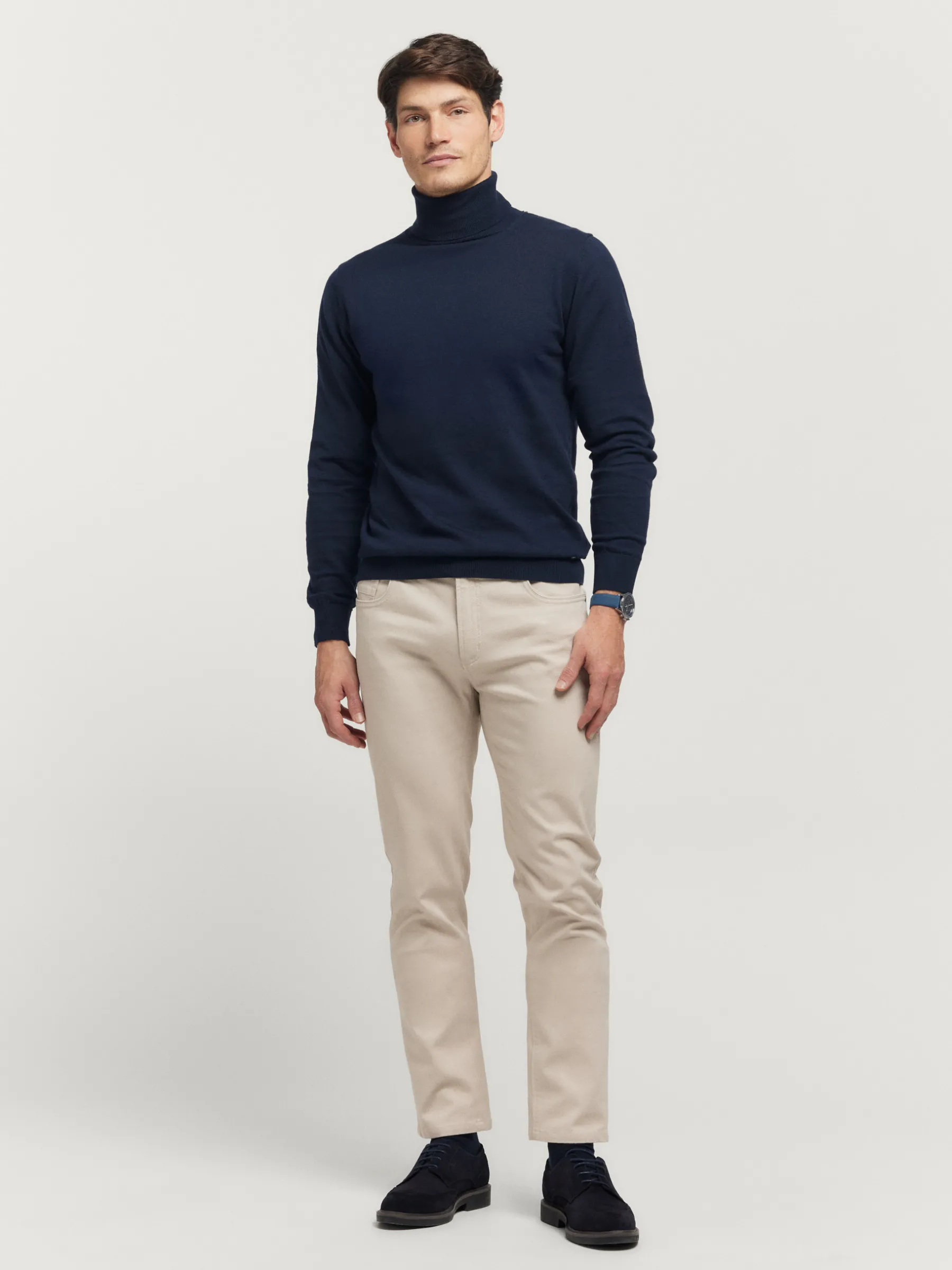 Alvaro Moreno JERSEY ROLL COLLAR-Hombre Jerséis